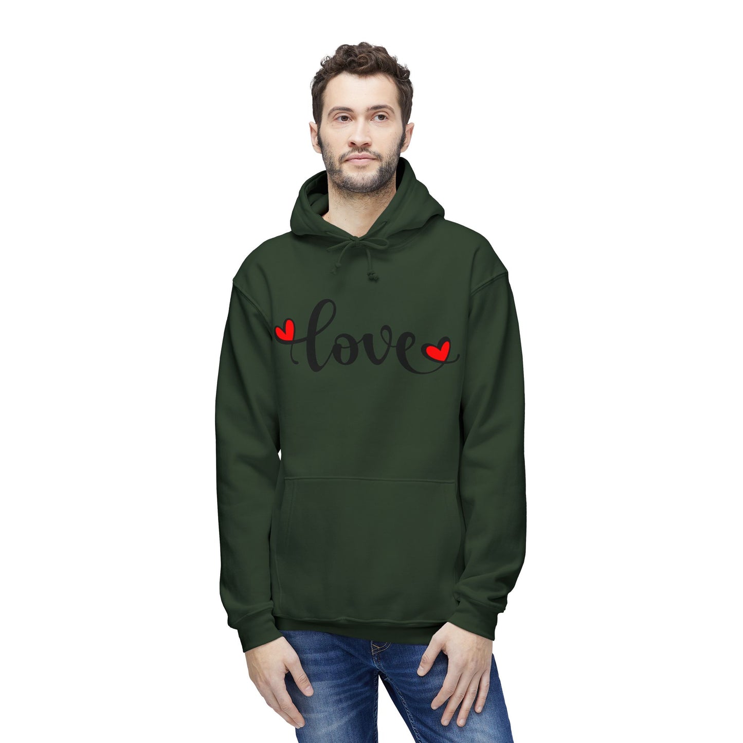 Love Hooded Sweatshirt - Made in the USA