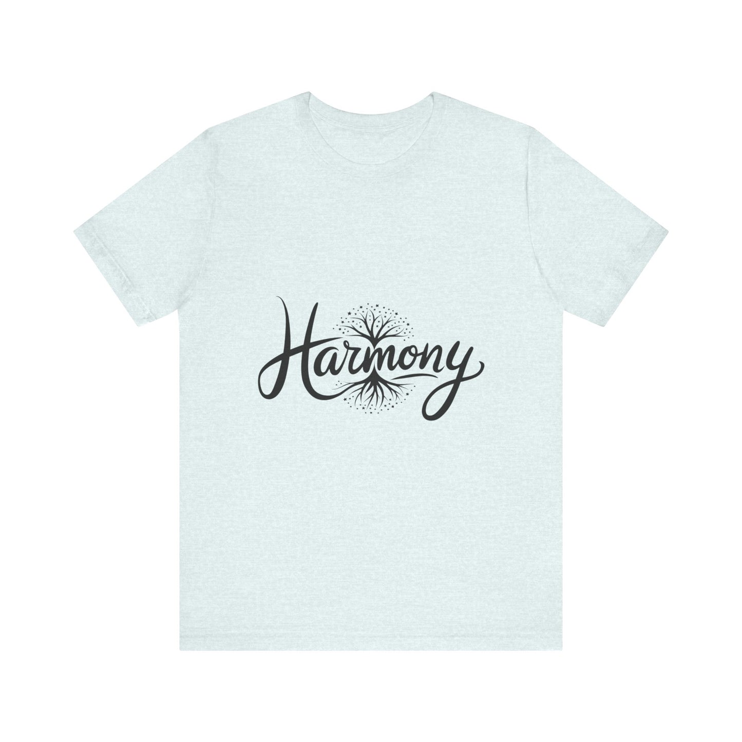 Harmony Unisex Short Sleeve Tee - Comfortable Casual Wear for Positive Vibes
