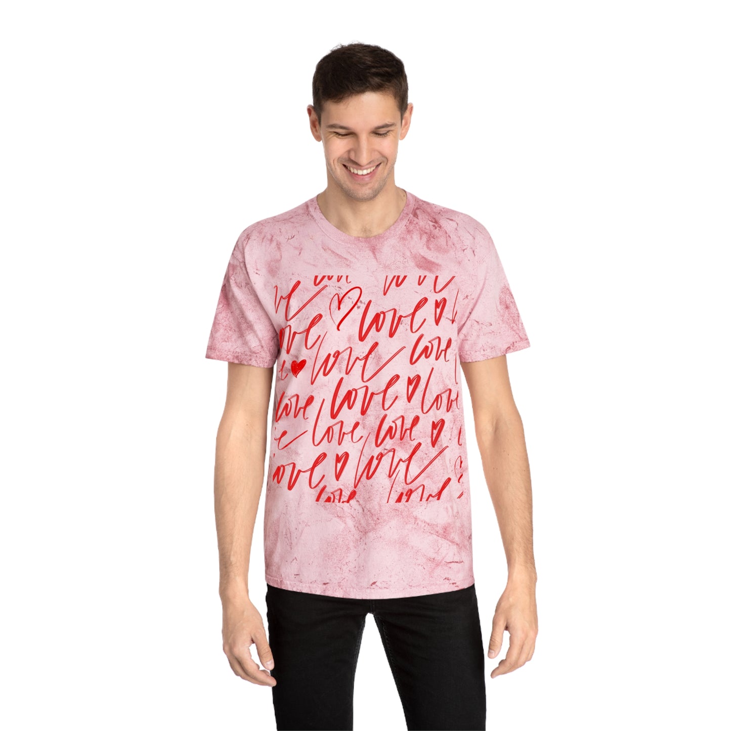 Camiseta Color Blast Love para almas apasionadas