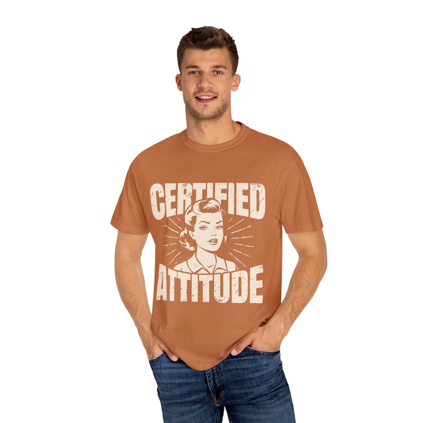 Camiseta teñida con certificación Attitud: estilo informal y seguro
