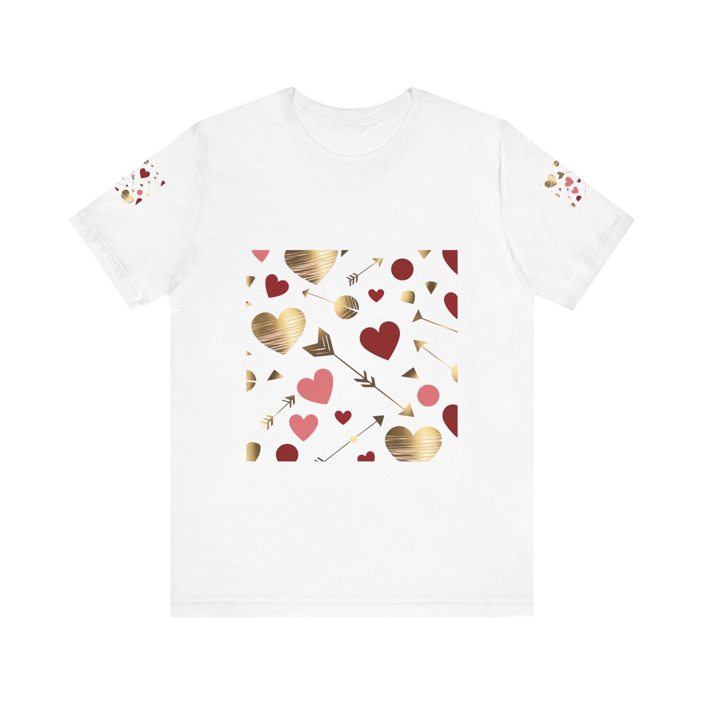 Romantic Hearts Short Sleeve Tee