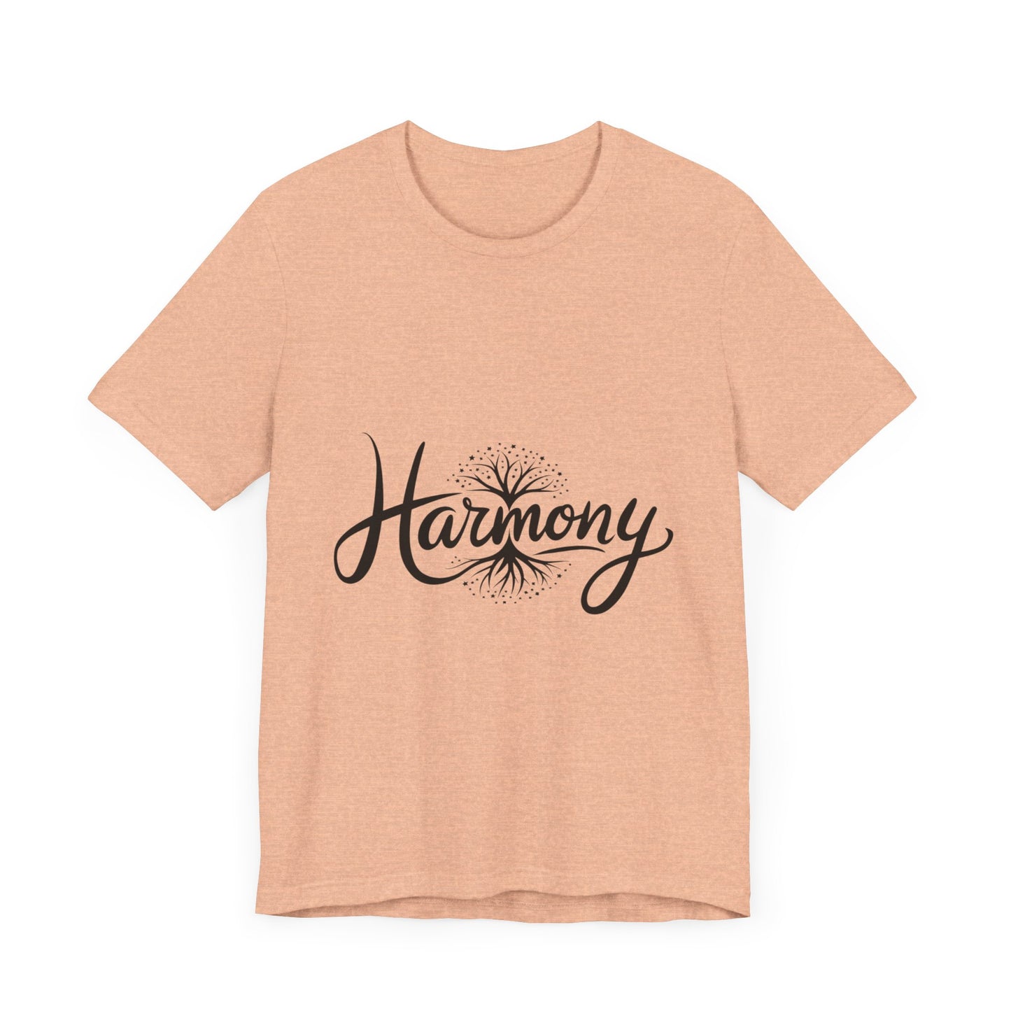 Harmony Unisex Short Sleeve Tee - Comfortable Casual Wear for Positive Vibes