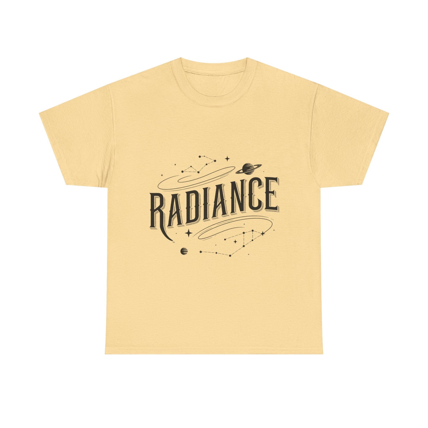 Radiance Unisex Heavy Cotton Tee - Cosmic Design for Star Gazers