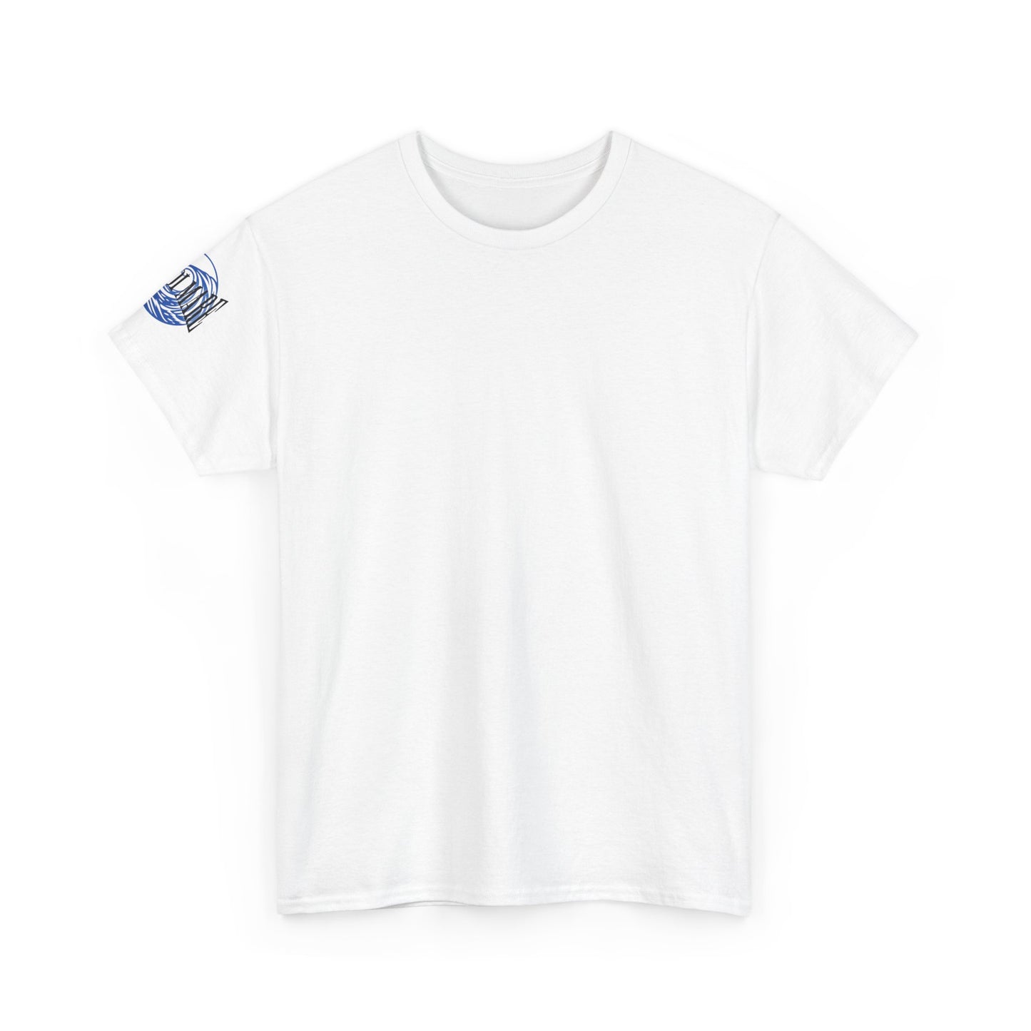 Camiseta de algodón grueso Lupo di Mare: camiseta gráfica Ocean Vibes