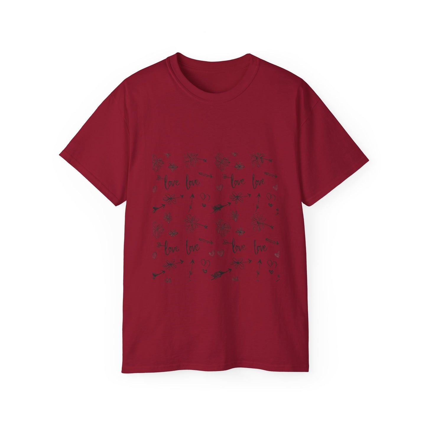 Love Floral Ultra Cotton Tee - Cute & Comfortable Shirt for Every Occasion