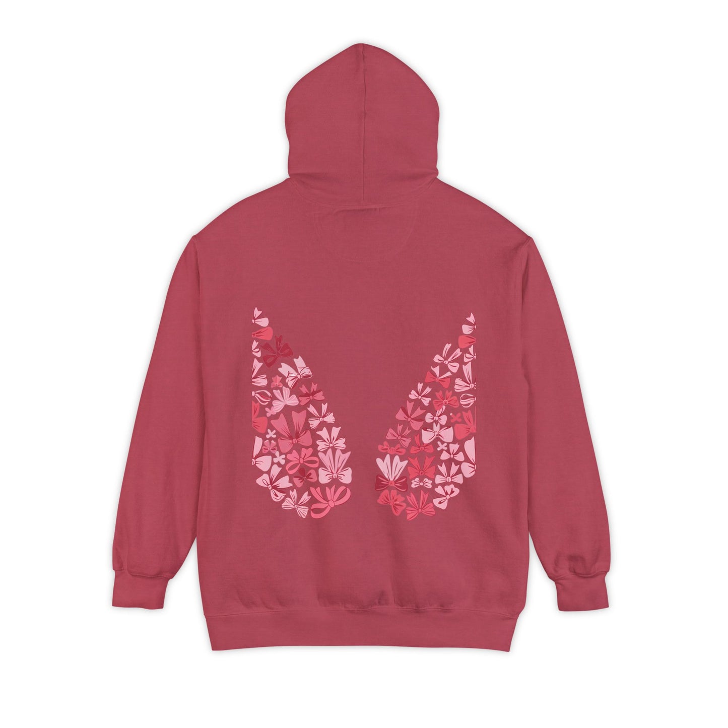 Sudadera con capucha teñida Heart Blossom | Ideal para ropa informal y amantes de la naturaleza