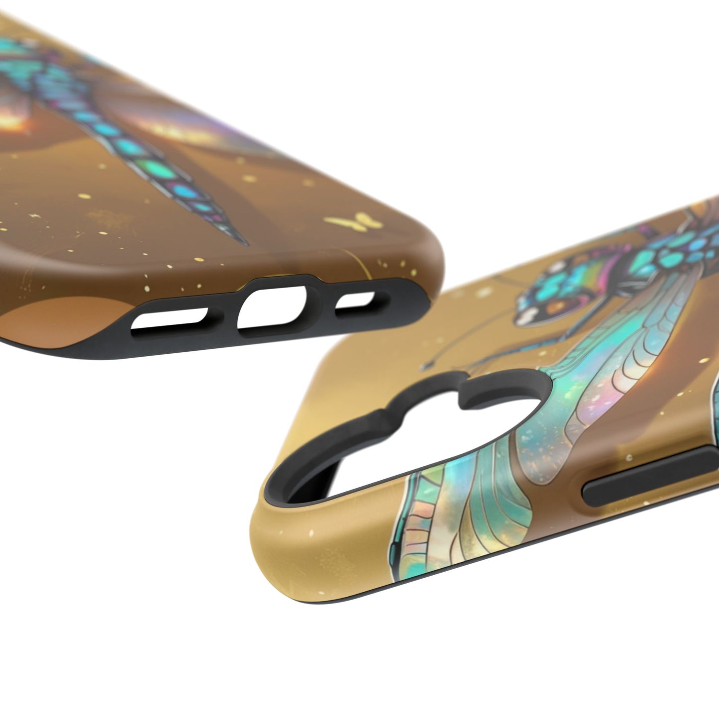 Dragonfly Magnetic Phone Case, Colorful Phone Cover, Gift for Nature Lovers, Unique Phone Accessory, Eco-Friendly Design