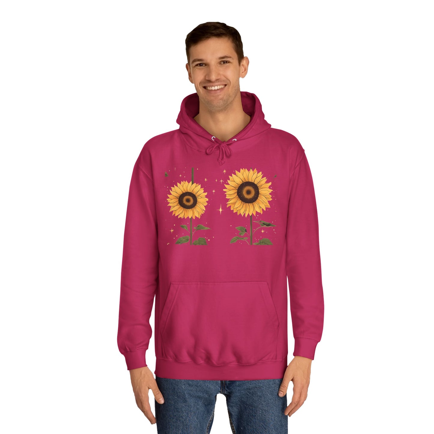 Felpa con cappuccio rosa con fiocco college carina - Elegante e comoda