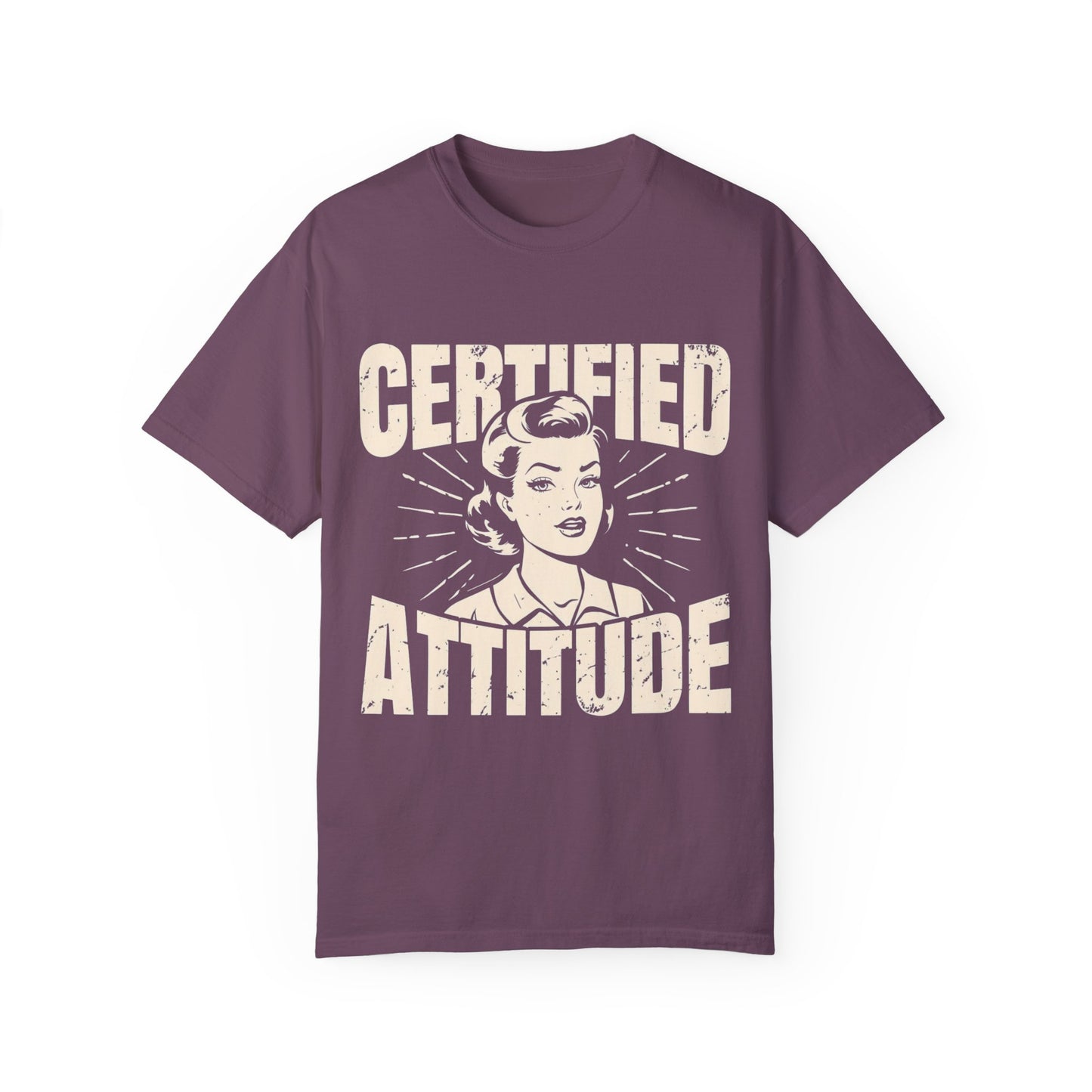Certified Attitud Garment-Dyed T-Shirt - Casual & Confident Style