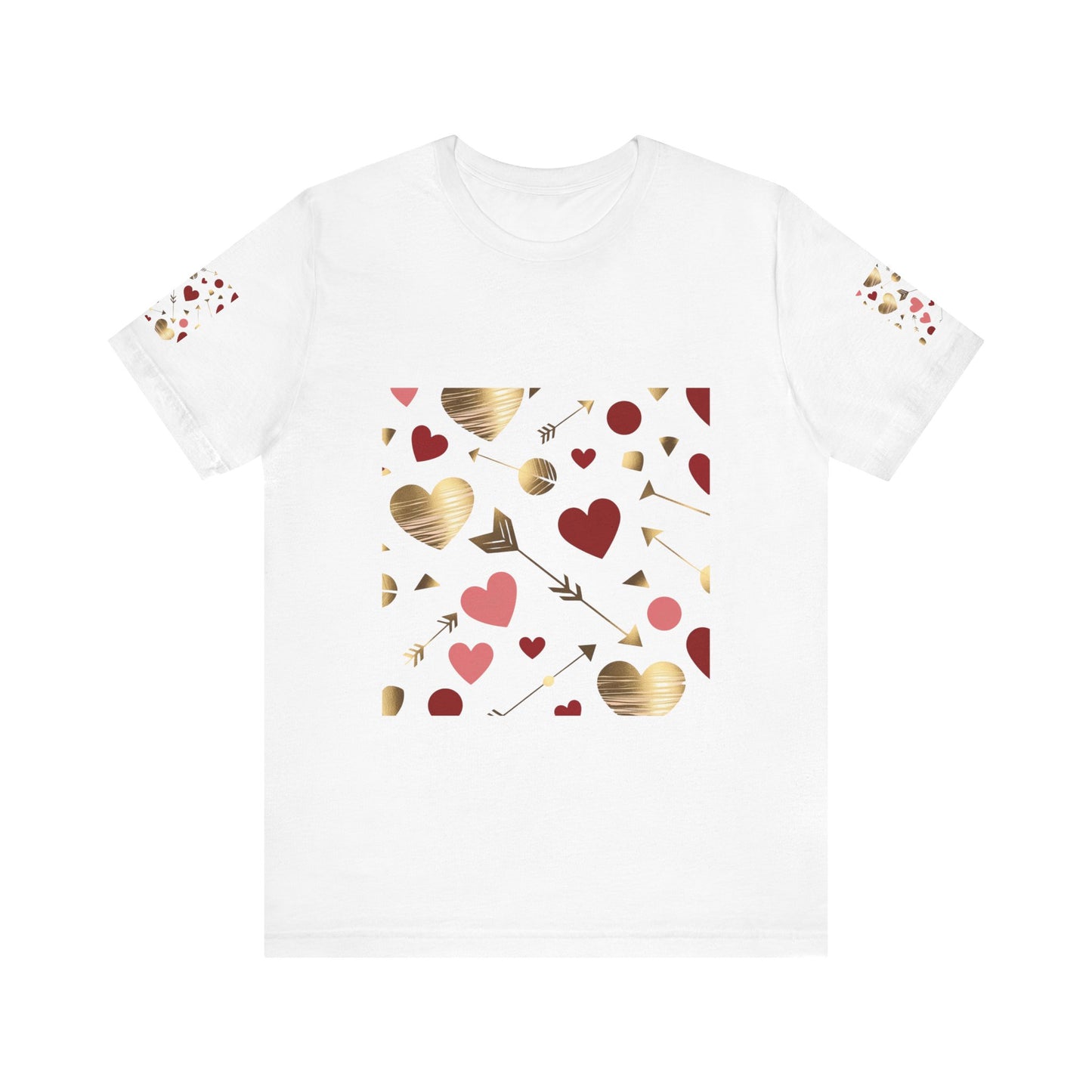Romantic Hearts Short Sleeve Tee