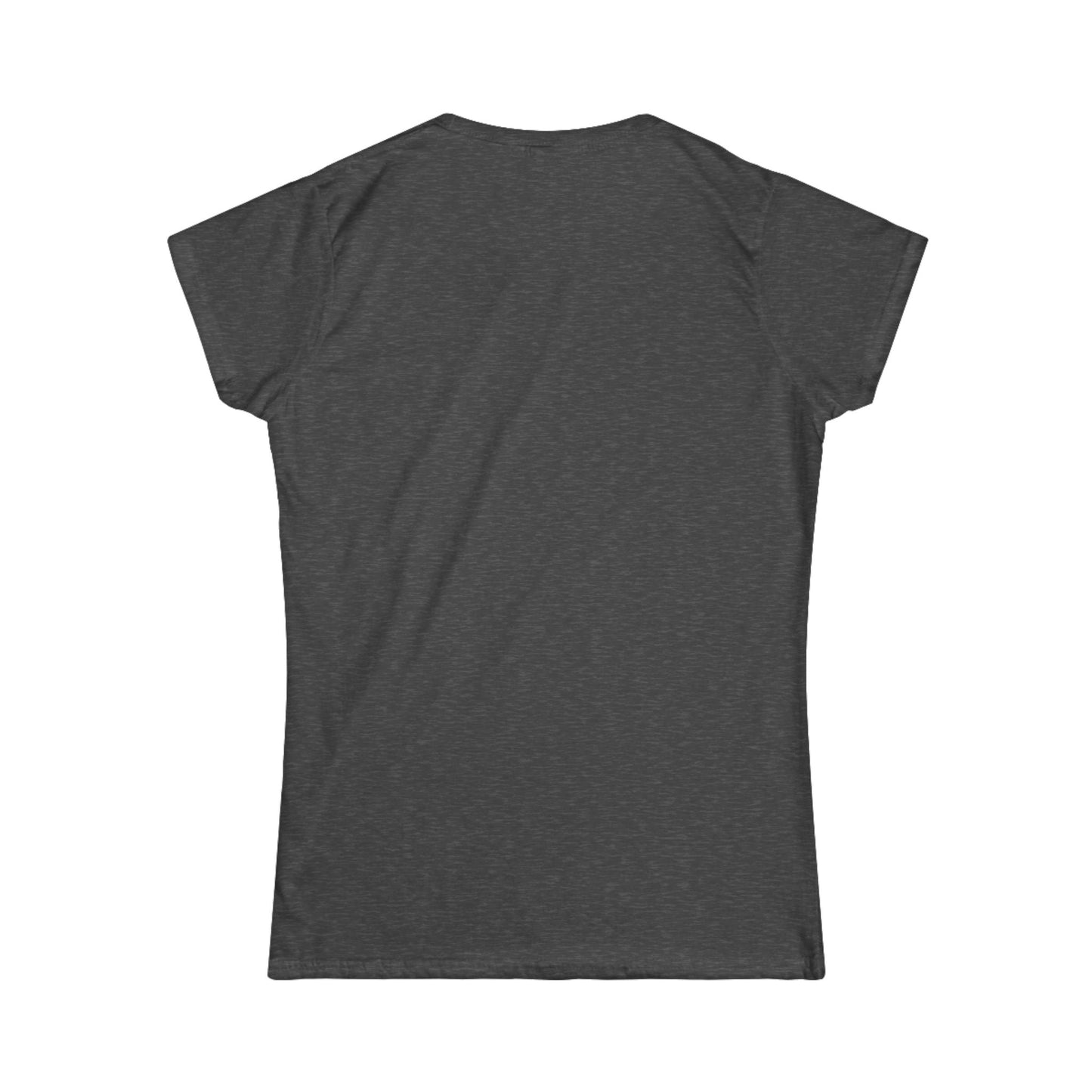 Camiseta suave para mujer con billetera cerrada y corazón abierto: linda camisa informal para uso diario