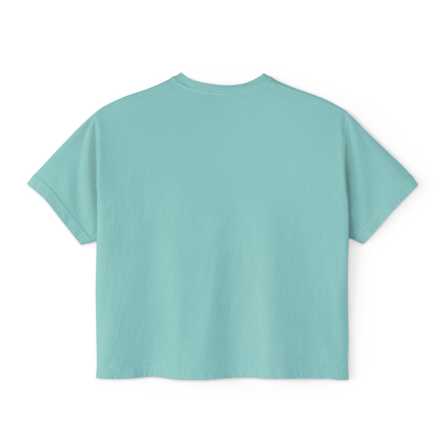 Flower Power Women's Boxy Tee, Vintage Inspired Top, Casual Streetwear, Boho Style Shirt, Perfect for Festivals, Everyday Wear