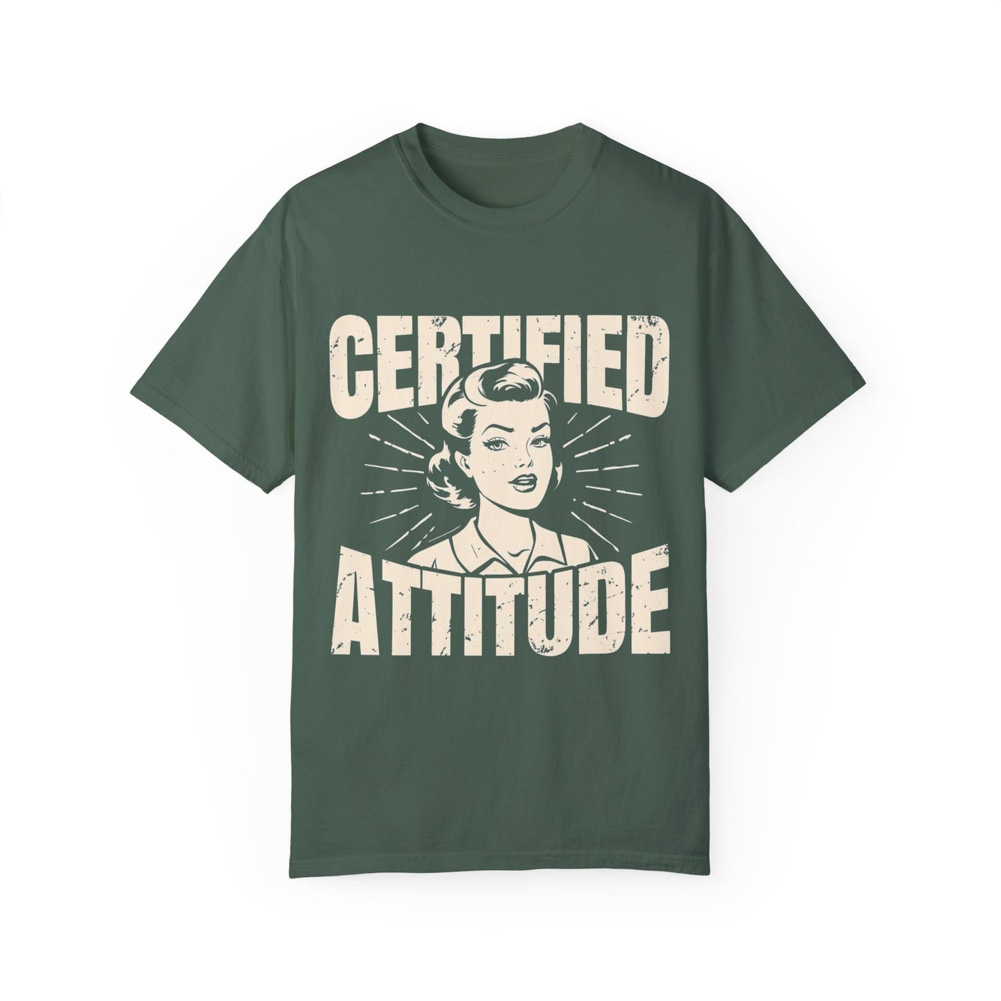 Certified Attitud Garment-Dyed T-Shirt - Casual & Confident Style