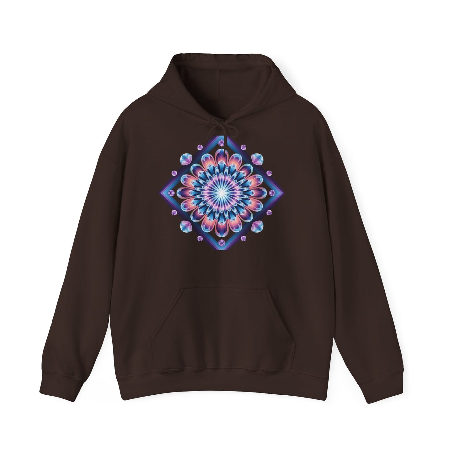 Mandala Hoodie for Comfort & Style, Cozy Wear, Gift for Her, Unique Sweatshirt, Festival Outfit, Everyday Fashion