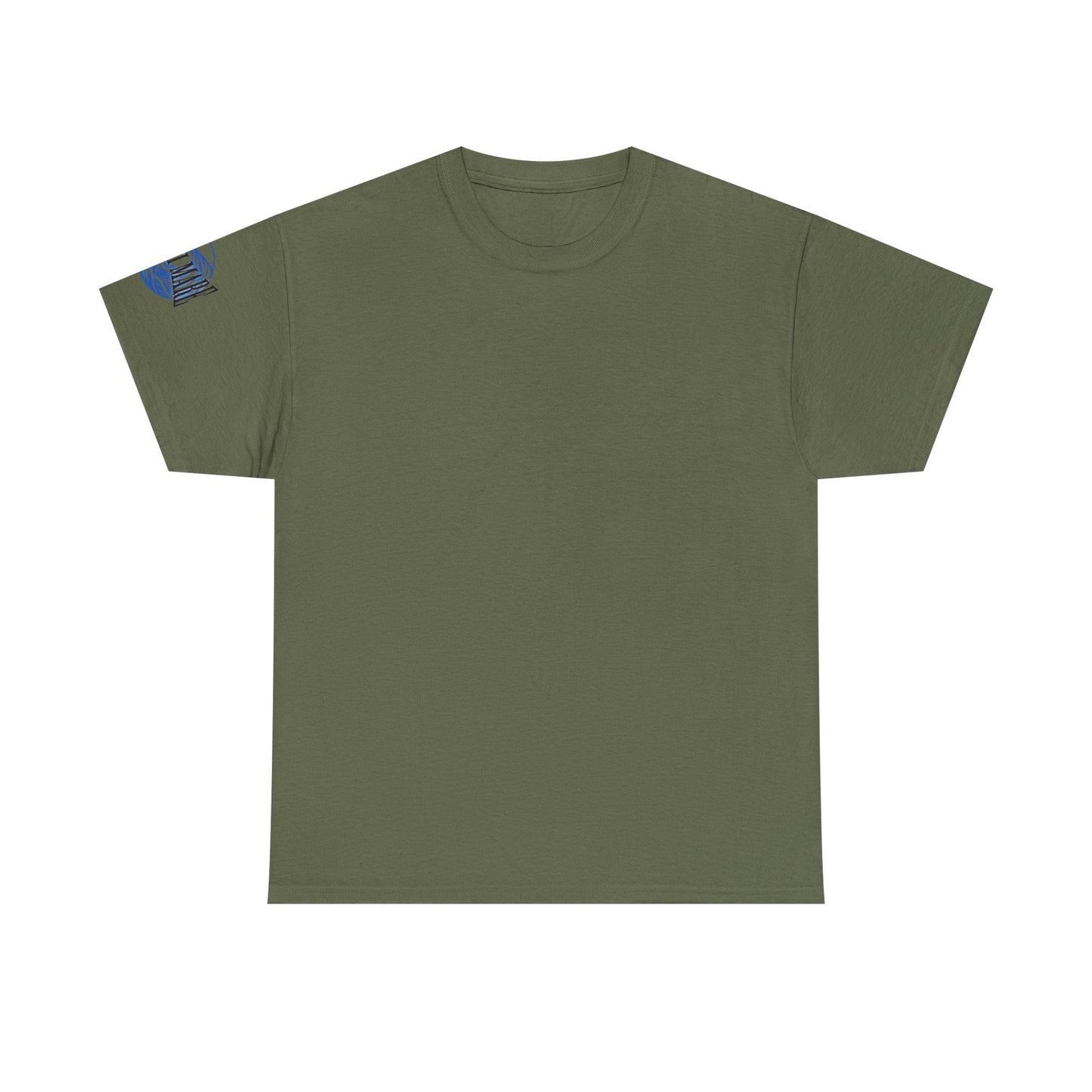 Camiseta de algodón grueso Lupo di Mare: camiseta gráfica Ocean Vibes
