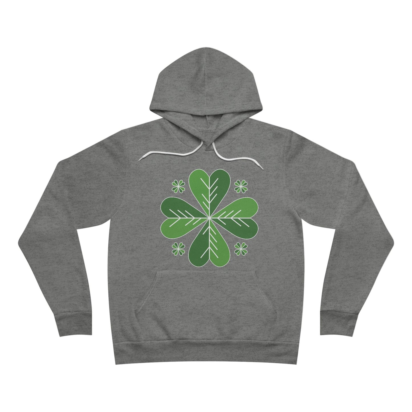 Sudadera con capucha de polar con estampado de corazones: cómoda y elegante para todas las ocasiones