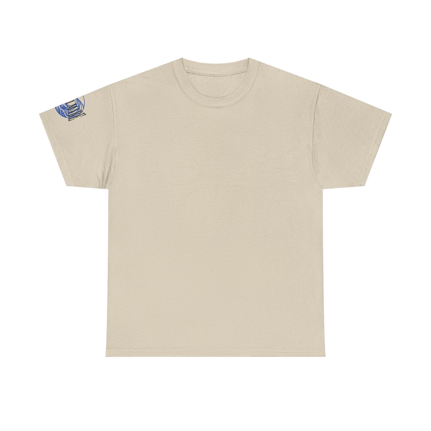 Camiseta de algodón grueso Lupo di Mare: camiseta gráfica Ocean Vibes