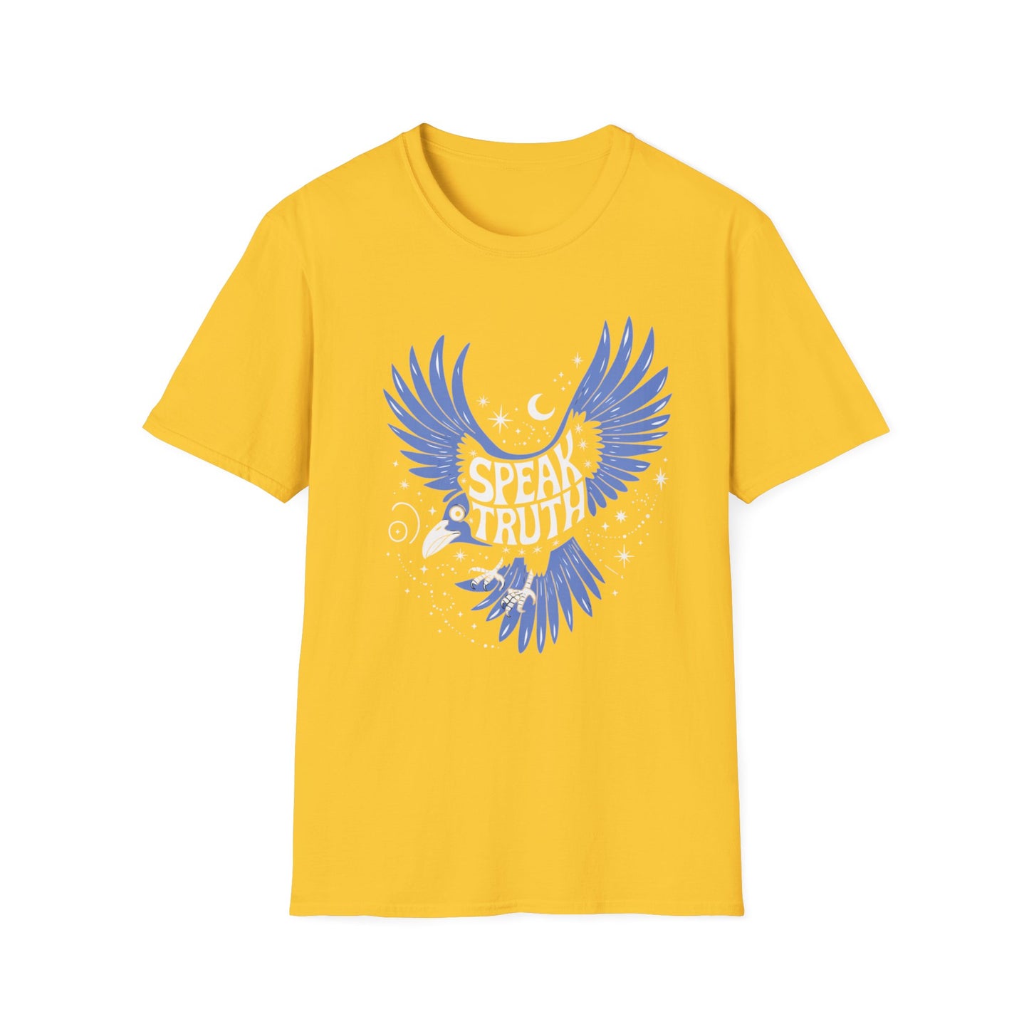 Blue Bird Graphic Womens T-Shirt, Casual Wear, Gift for Bird Lovers, Nature-Themed Apparel, Comfortable Everyday Tee