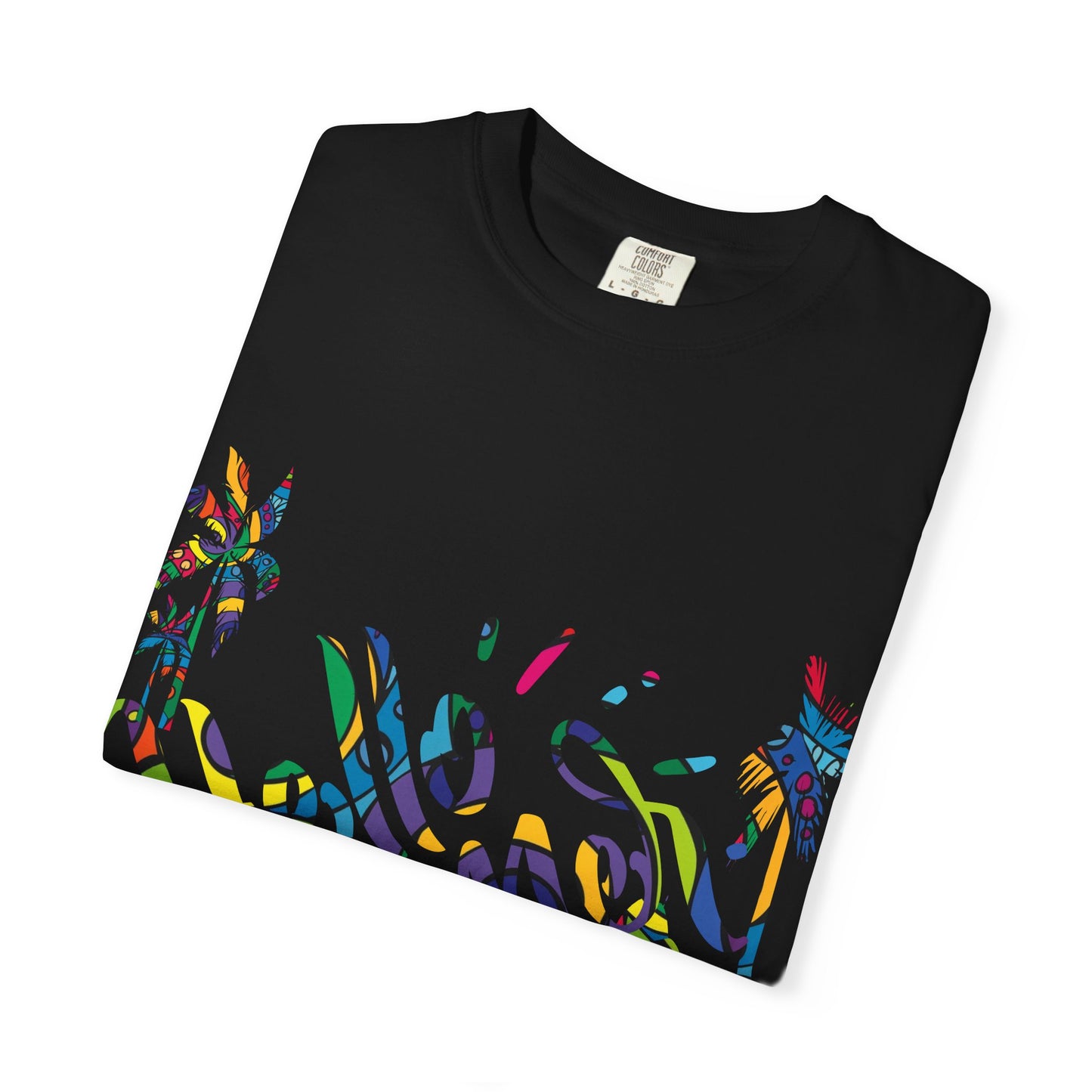 Gold Heart Pattern Women T-Shirt
