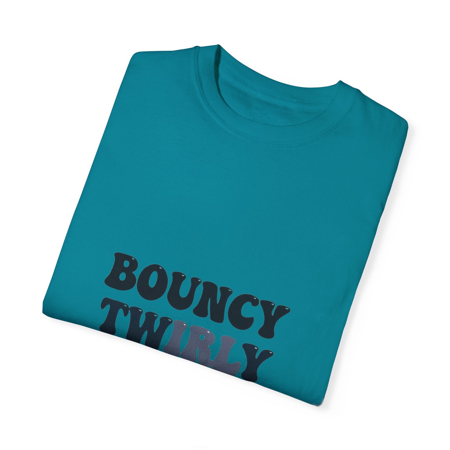 Bouncy Twirly Adorable T-Shirt – Men Garment-Dyed Tee for Fun Lovin' Souls