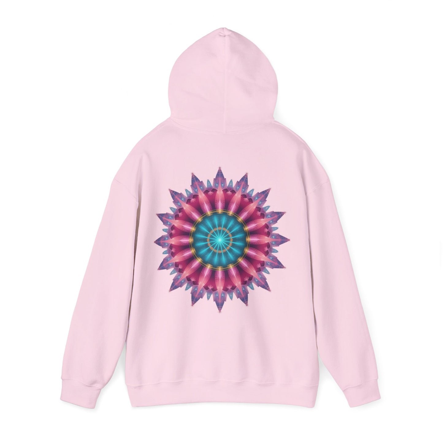 Colorful Mandala Hoodie - Cozy Unisex Heavy Blend™ Sweatshirt for Comfy Days, Gift for Art Lovers, Casual Wear, Festival Apparel