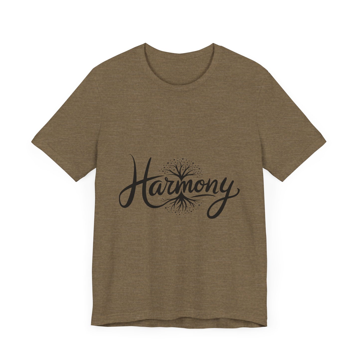 Harmony Unisex Short Sleeve Tee - Comfortable Casual Wear for Positive Vibes