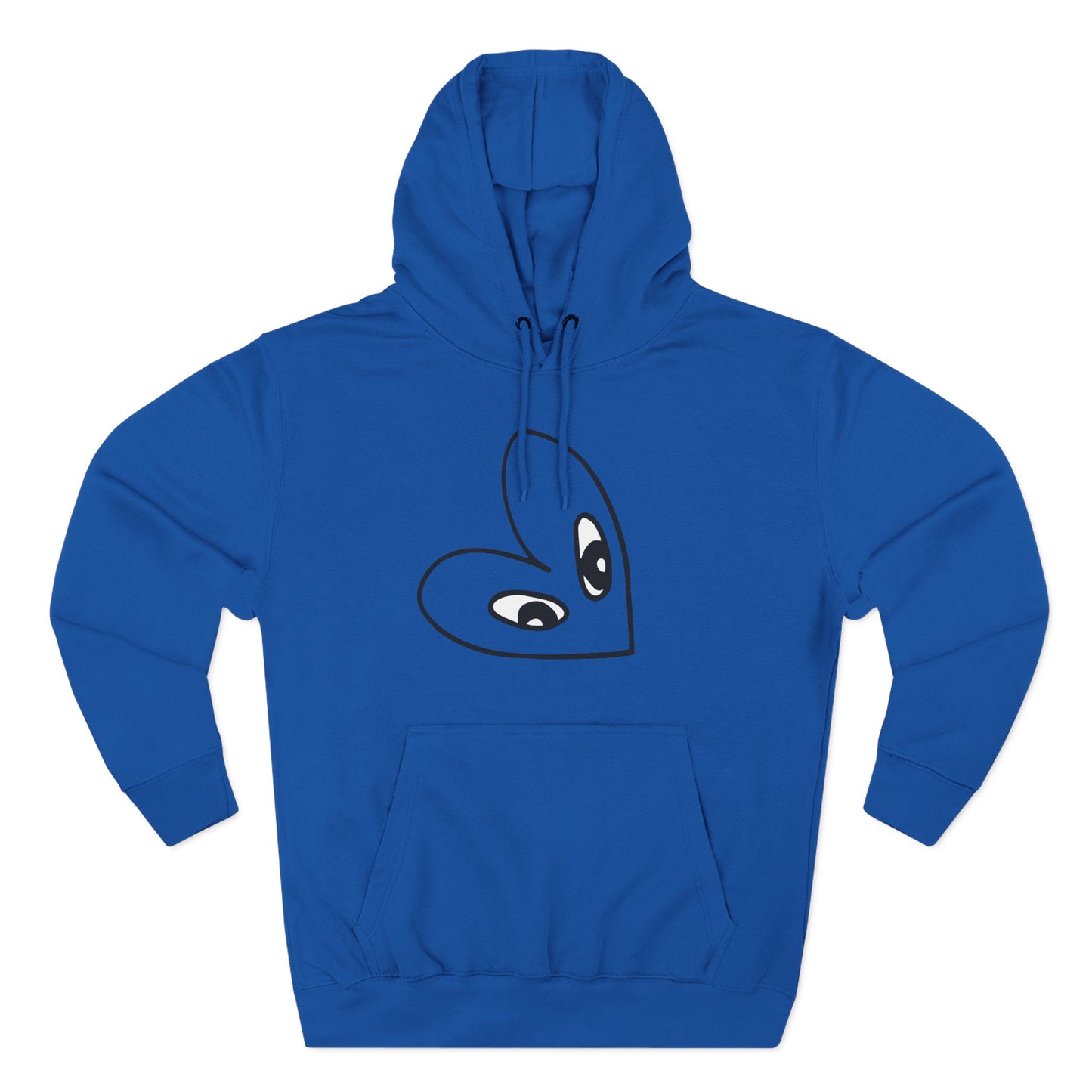 Sudadera con capucha de polar de tres paneles con gráfico Love