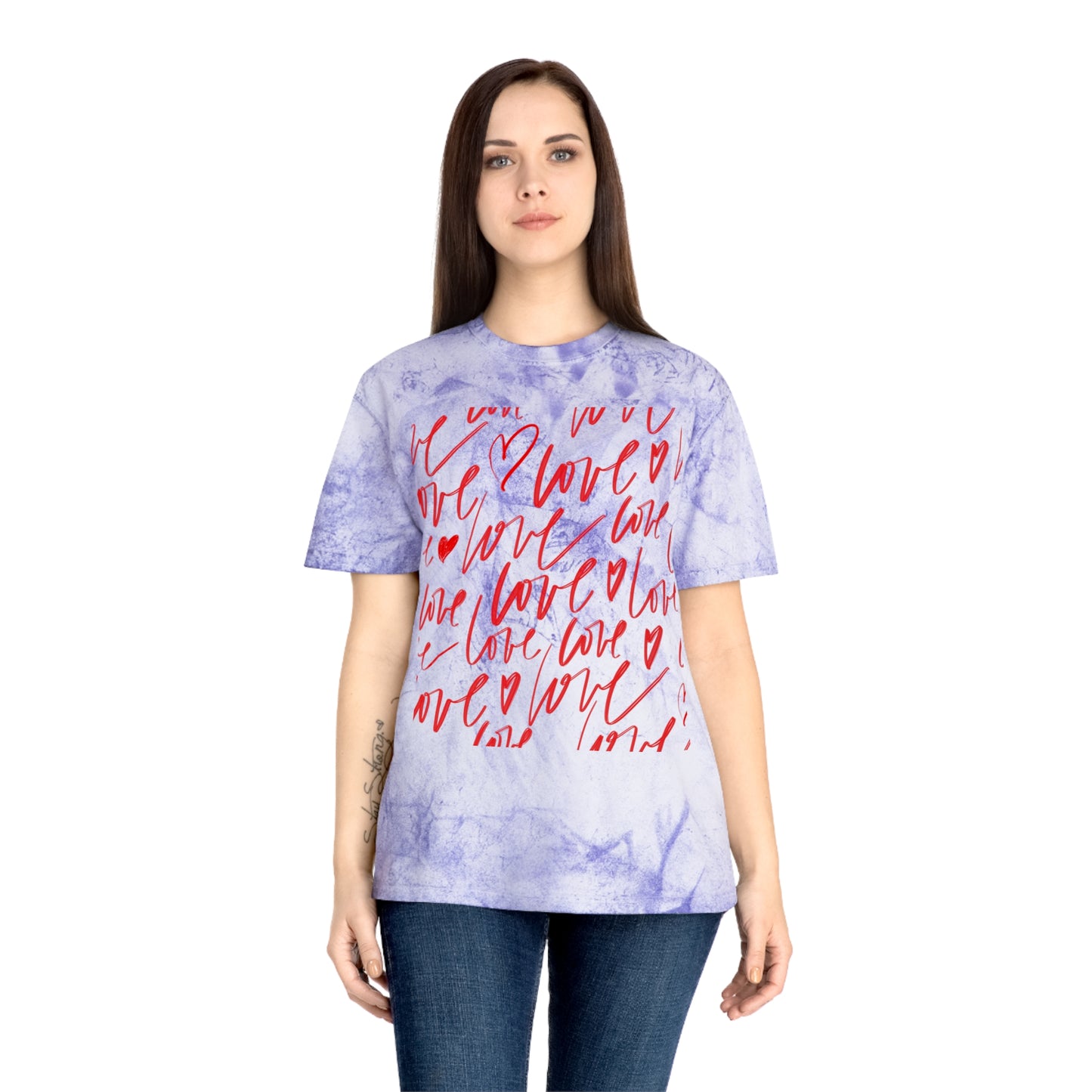 Camiseta Color Blast Love para almas apasionadas