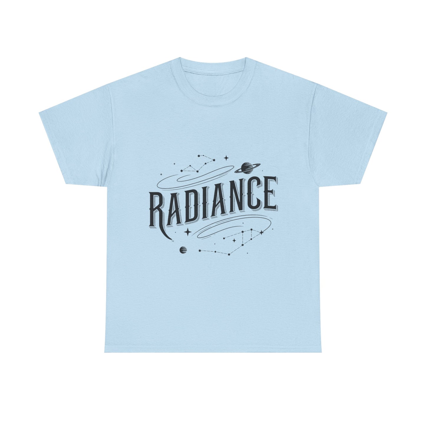 Radiance Unisex Heavy Cotton Tee - Cosmic Design for Star Gazers