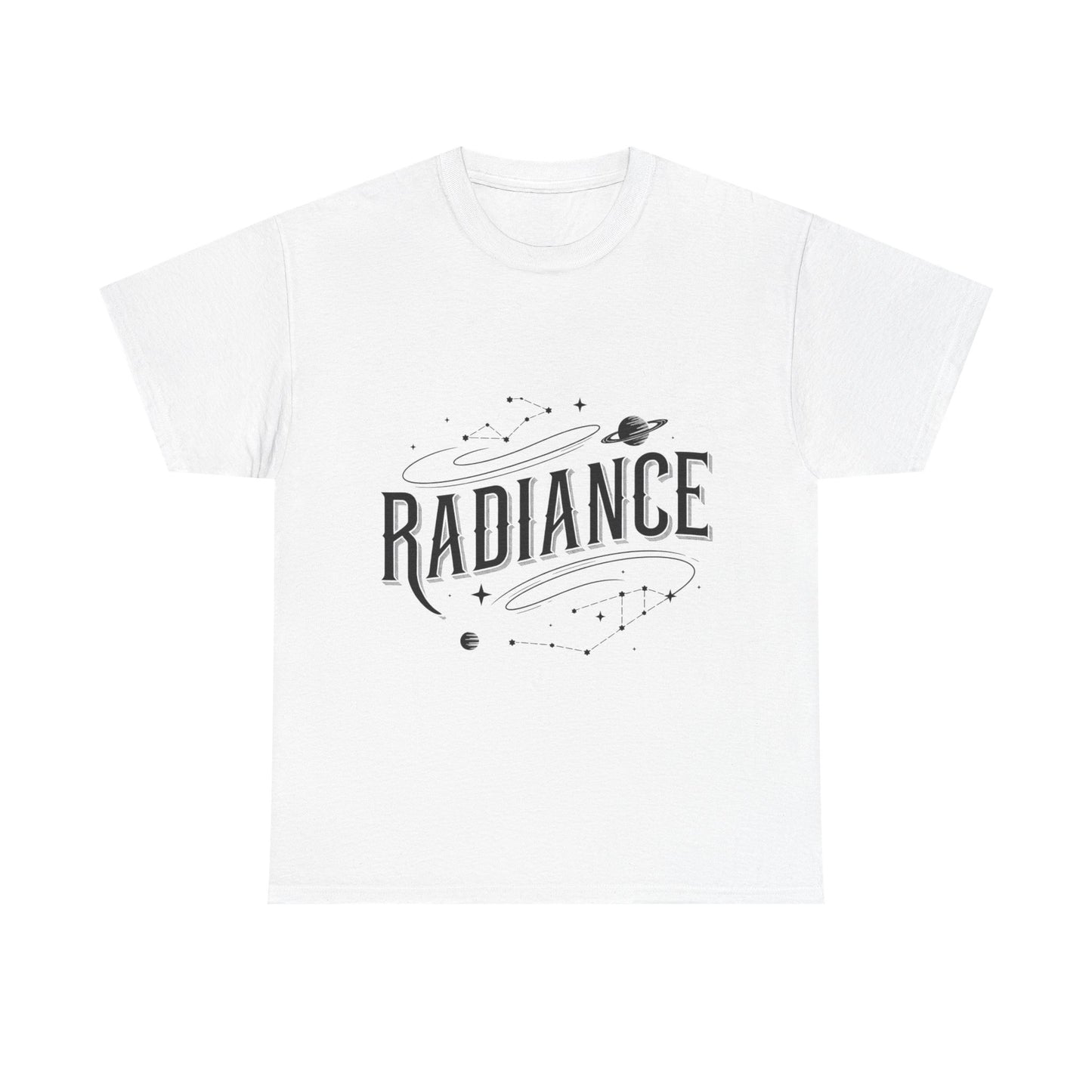 Radiance Unisex Heavy Cotton Tee - Cosmic Design for Star Gazers