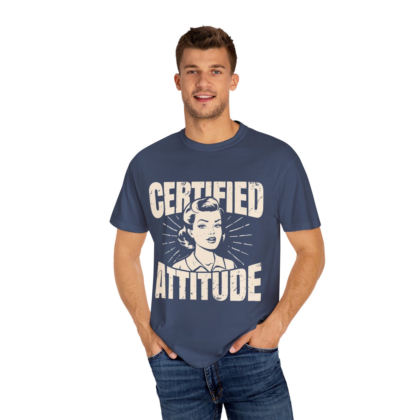 Camiseta teñida con certificación Attitud: estilo informal y seguro