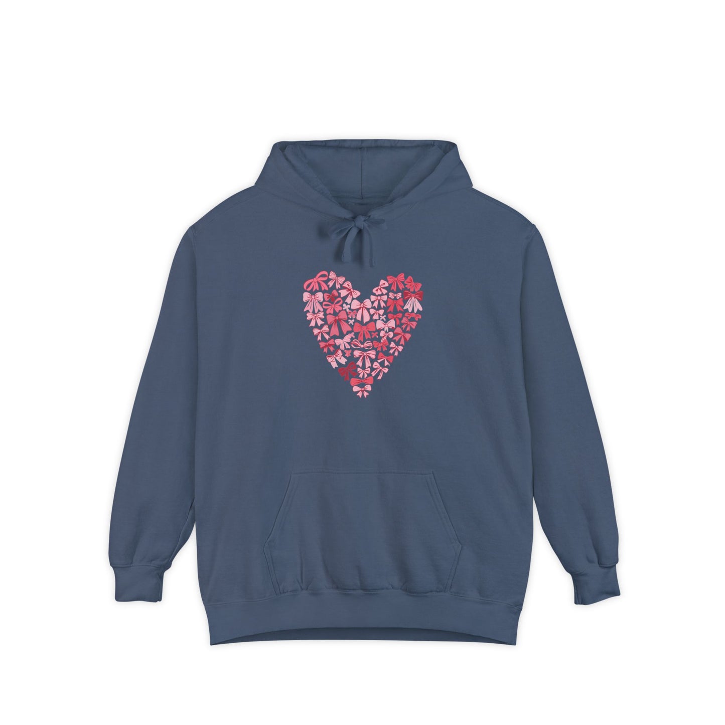 Sudadera con capucha teñida Heart Blossom | Ideal para ropa informal y amantes de la naturaleza