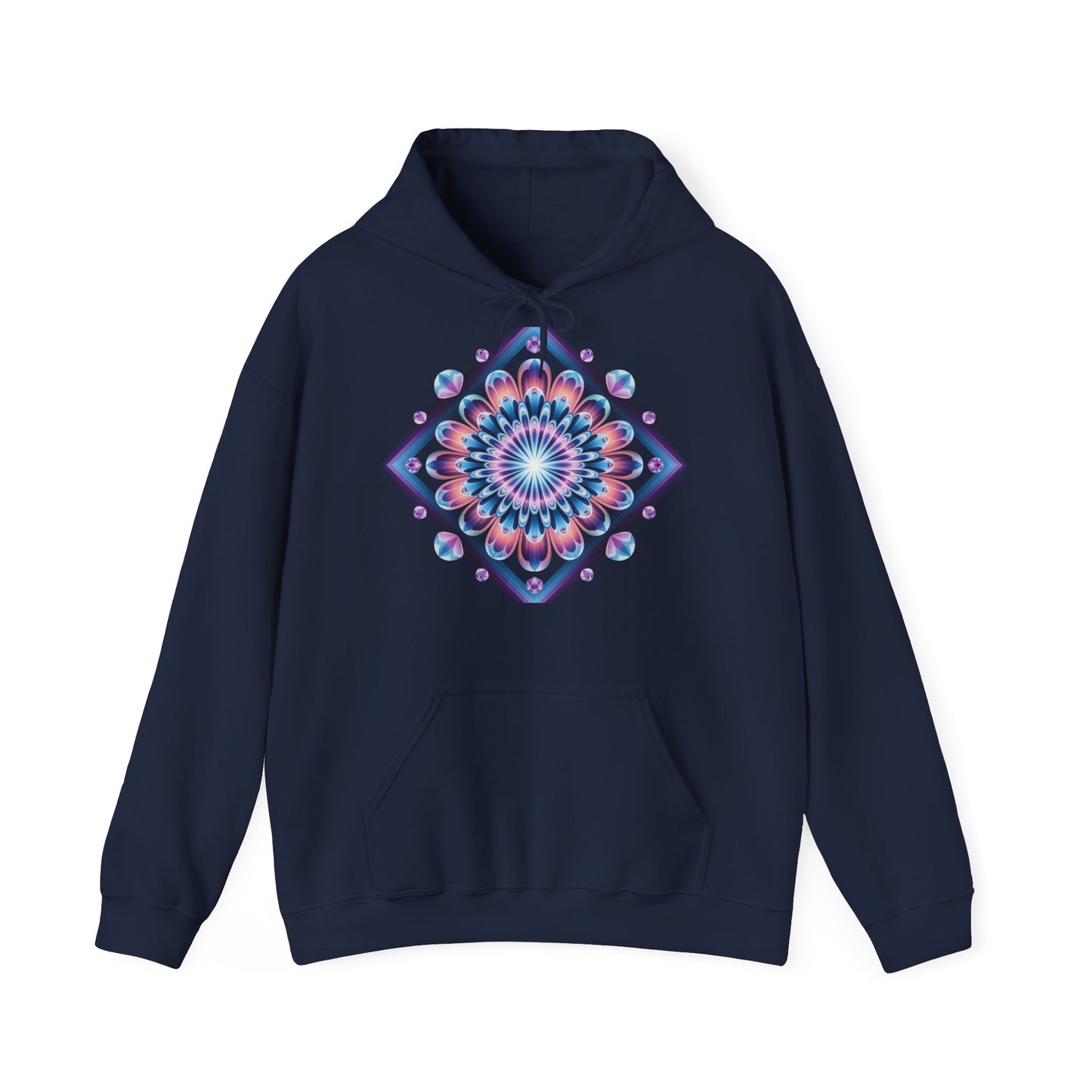 Mandala Hoodie for Comfort & Style, Cozy Wear, Gift for Her, Unique Sweatshirt, Festival Outfit, Everyday Fashion