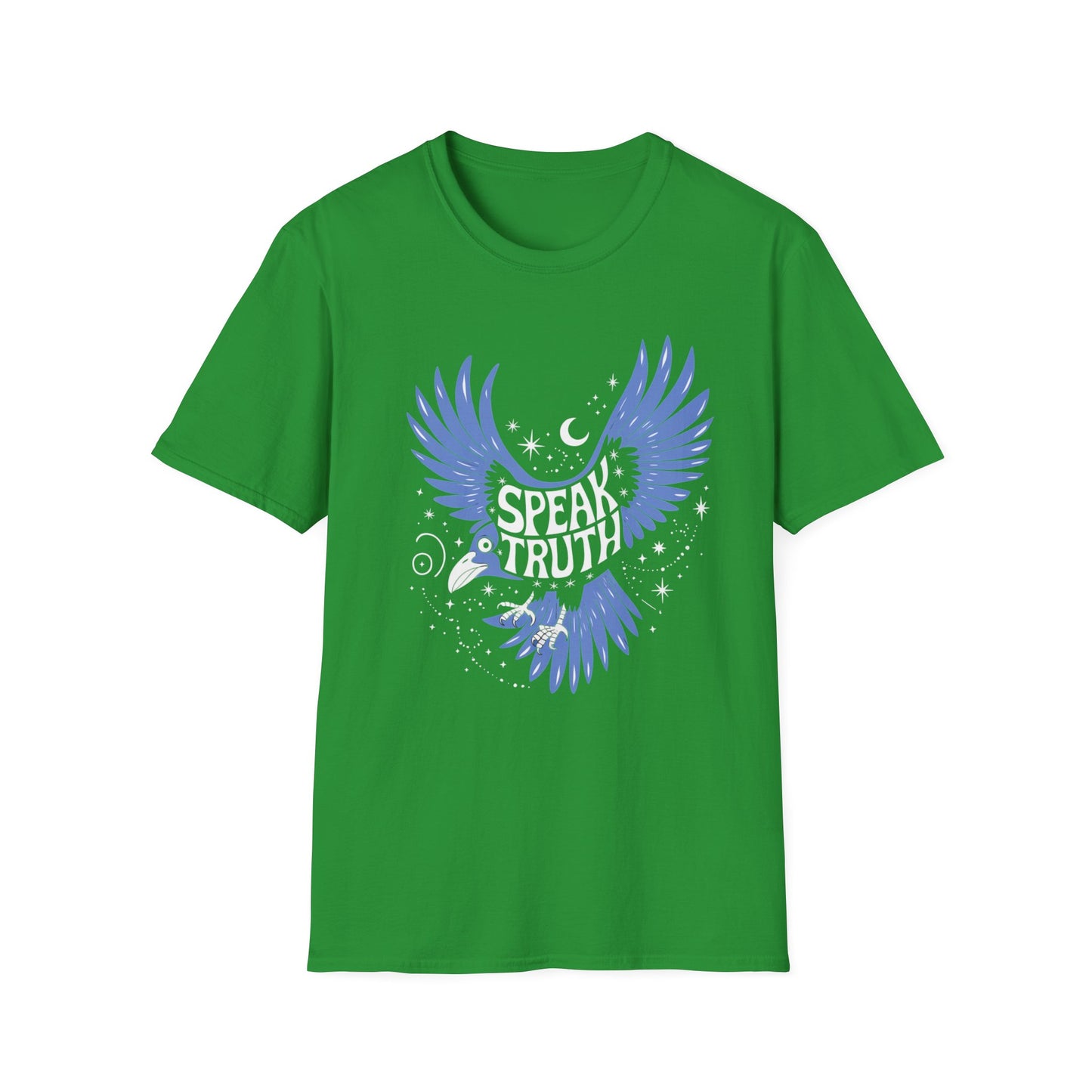 Blue Bird Graphic Womens T-Shirt, Casual Wear, Gift for Bird Lovers, Nature-Themed Apparel, Comfortable Everyday Tee
