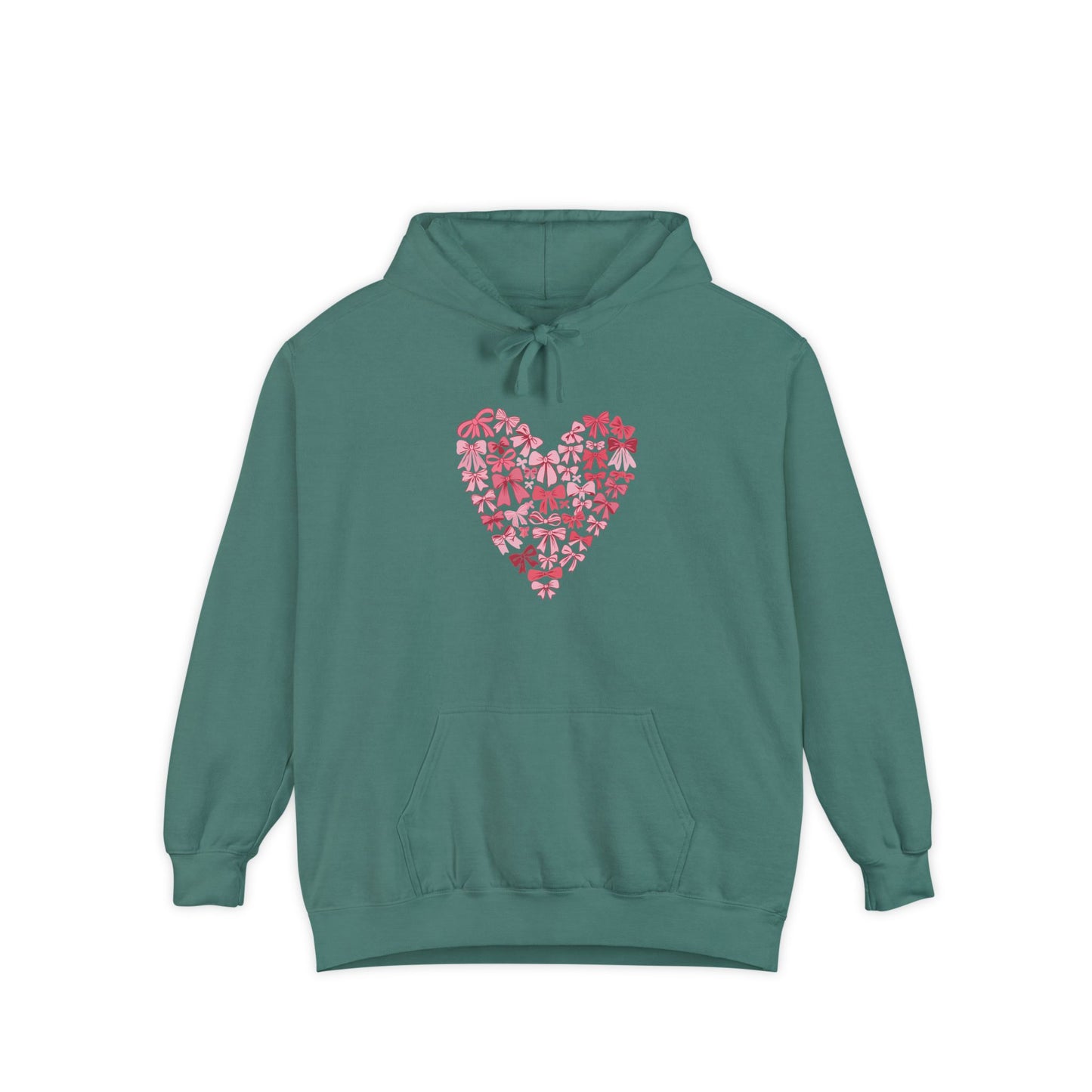 Sudadera con capucha teñida Heart Blossom | Ideal para ropa informal y amantes de la naturaleza