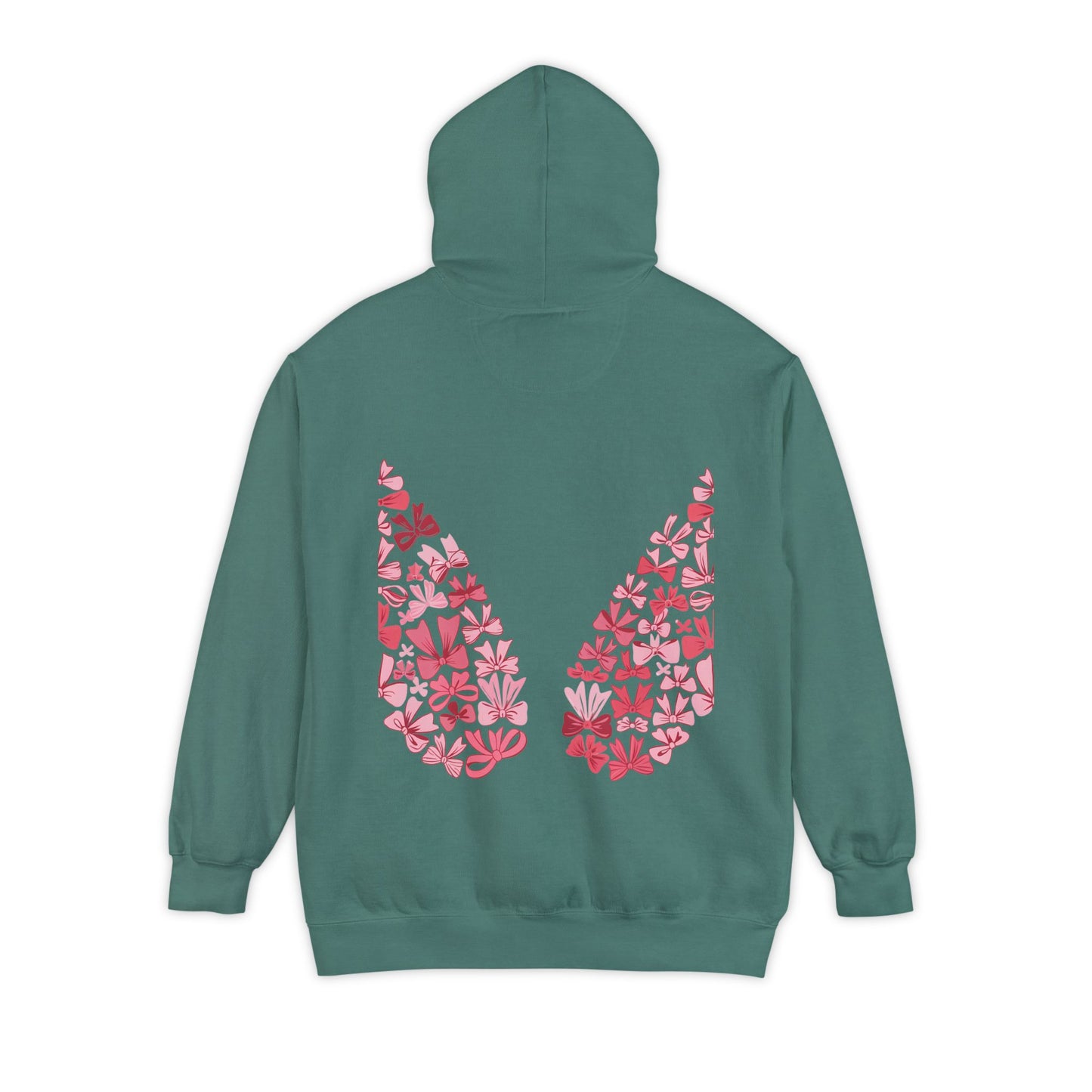 Sudadera con capucha teñida Heart Blossom | Ideal para ropa informal y amantes de la naturaleza