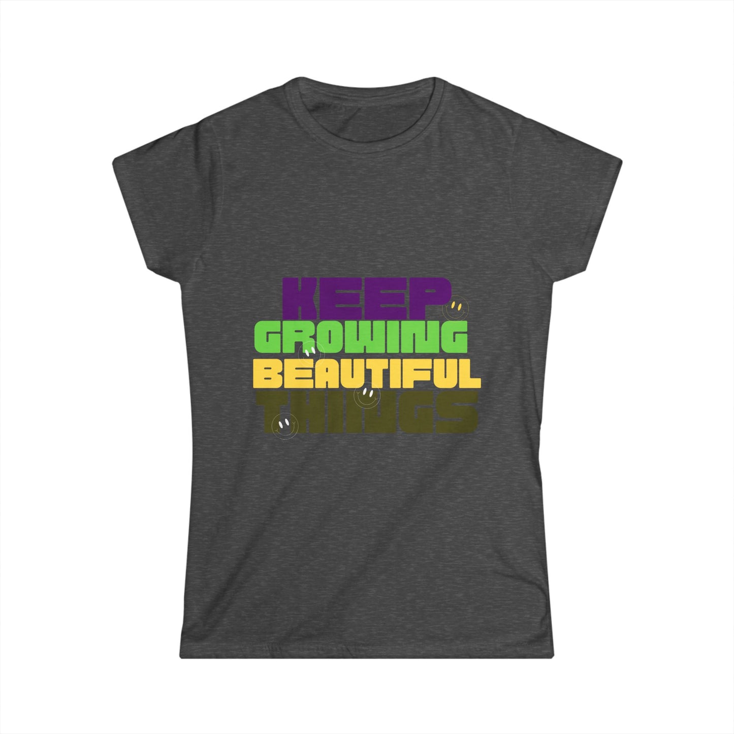 Camiseta suave para mujer con billetera cerrada y corazón abierto: linda camisa informal para uso diario