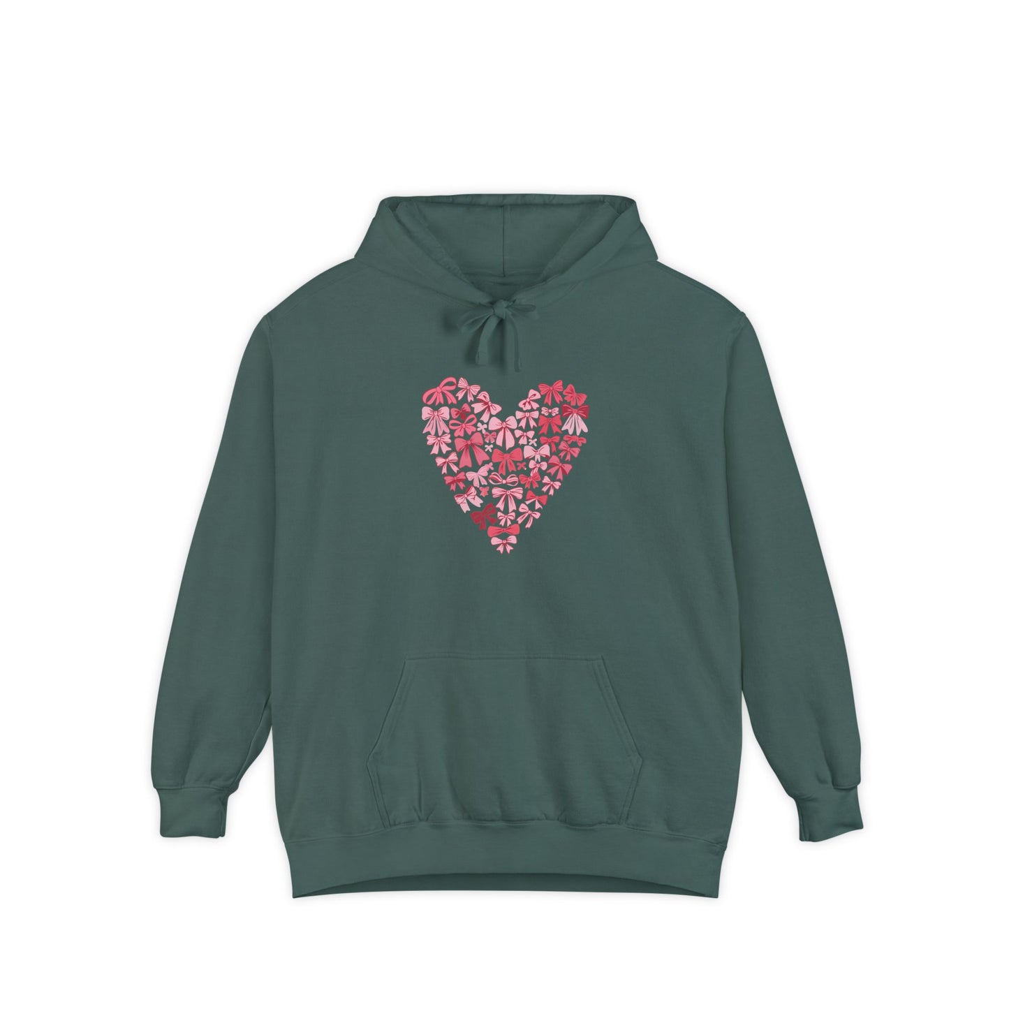 Sudadera con capucha teñida Heart Blossom | Ideal para ropa informal y amantes de la naturaleza