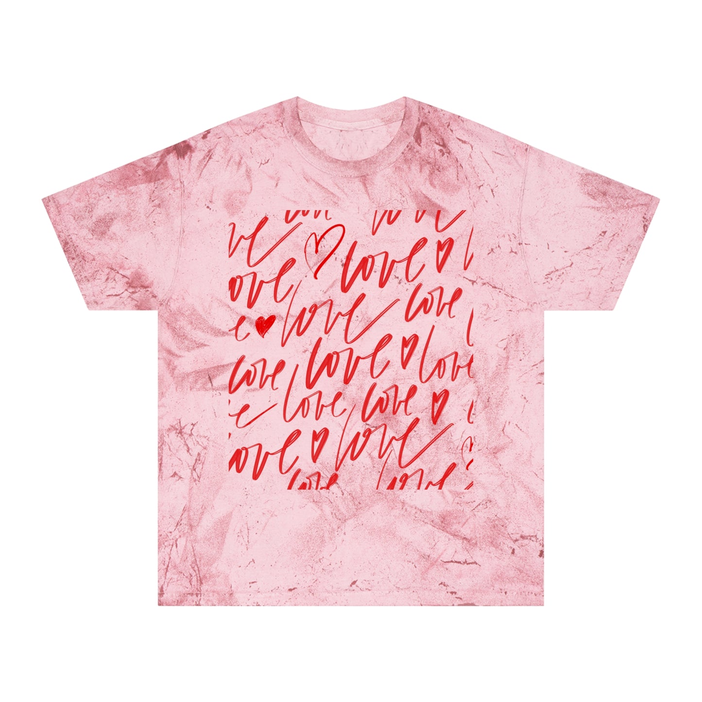 Camiseta Color Blast Love para almas apasionadas