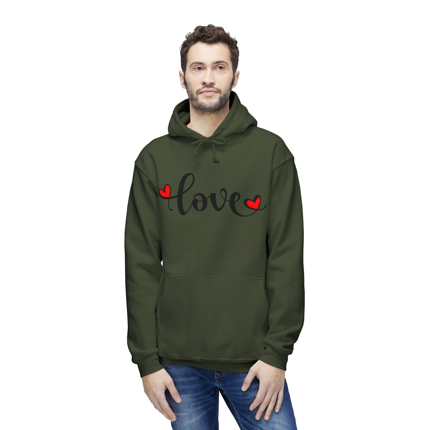Love Hooded Sweatshirt - Made in the USA