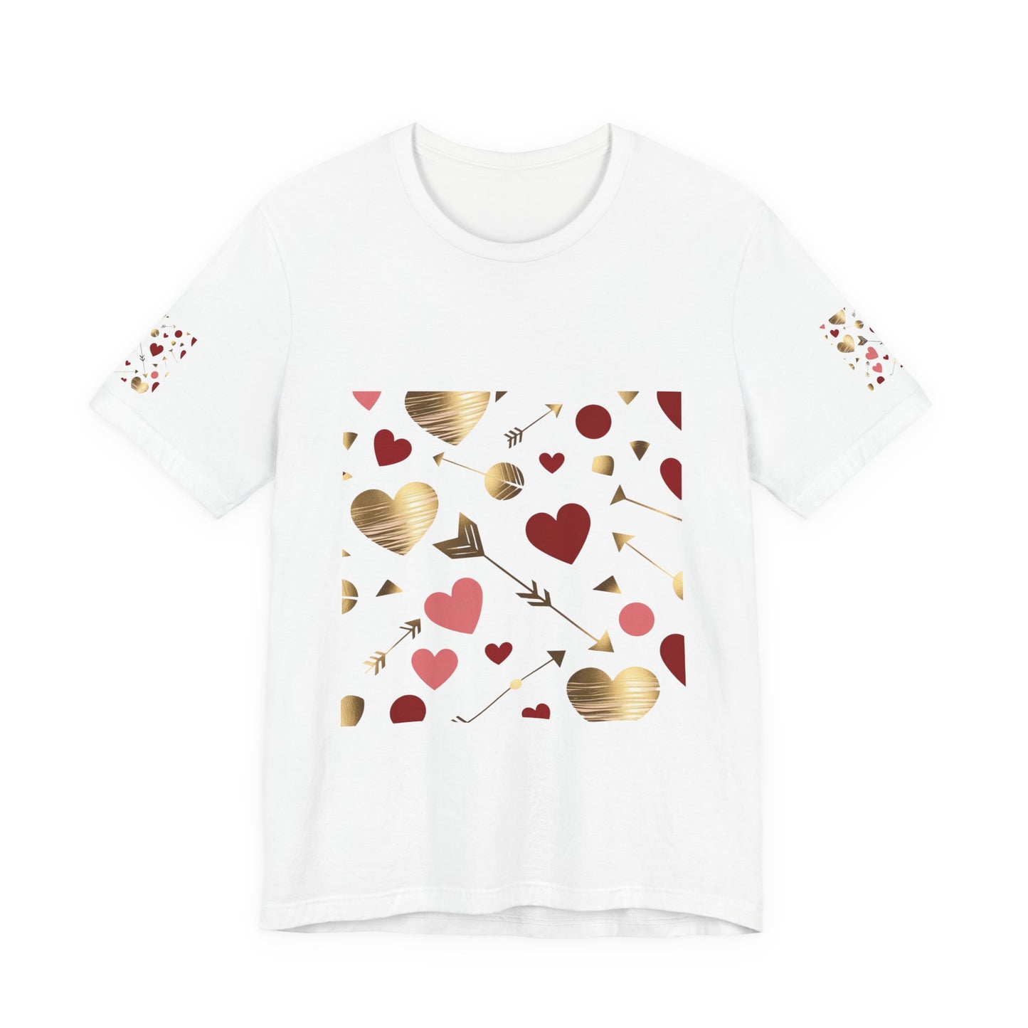 Romantic Hearts Short Sleeve Tee