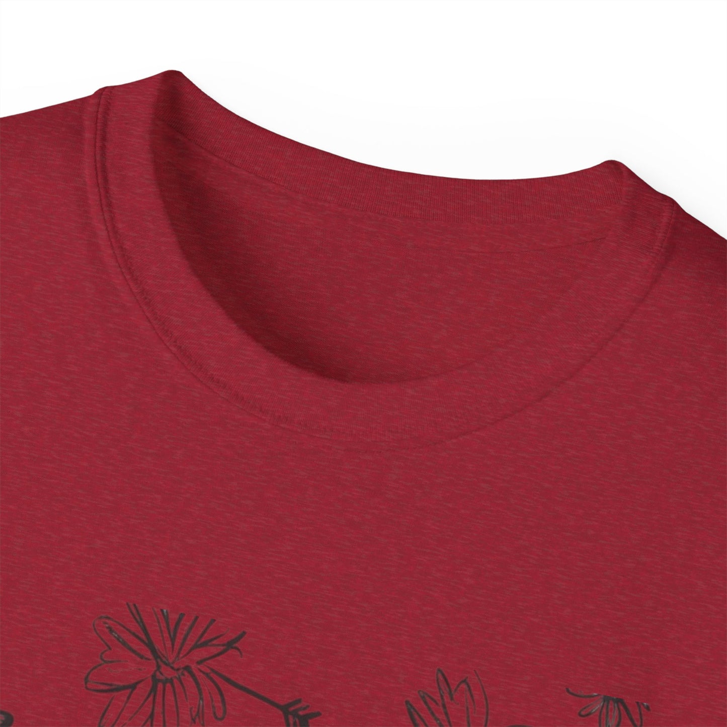 Maglietta Love Floral Ultra Cotton - Maglietta carina e comoda per ogni occasione