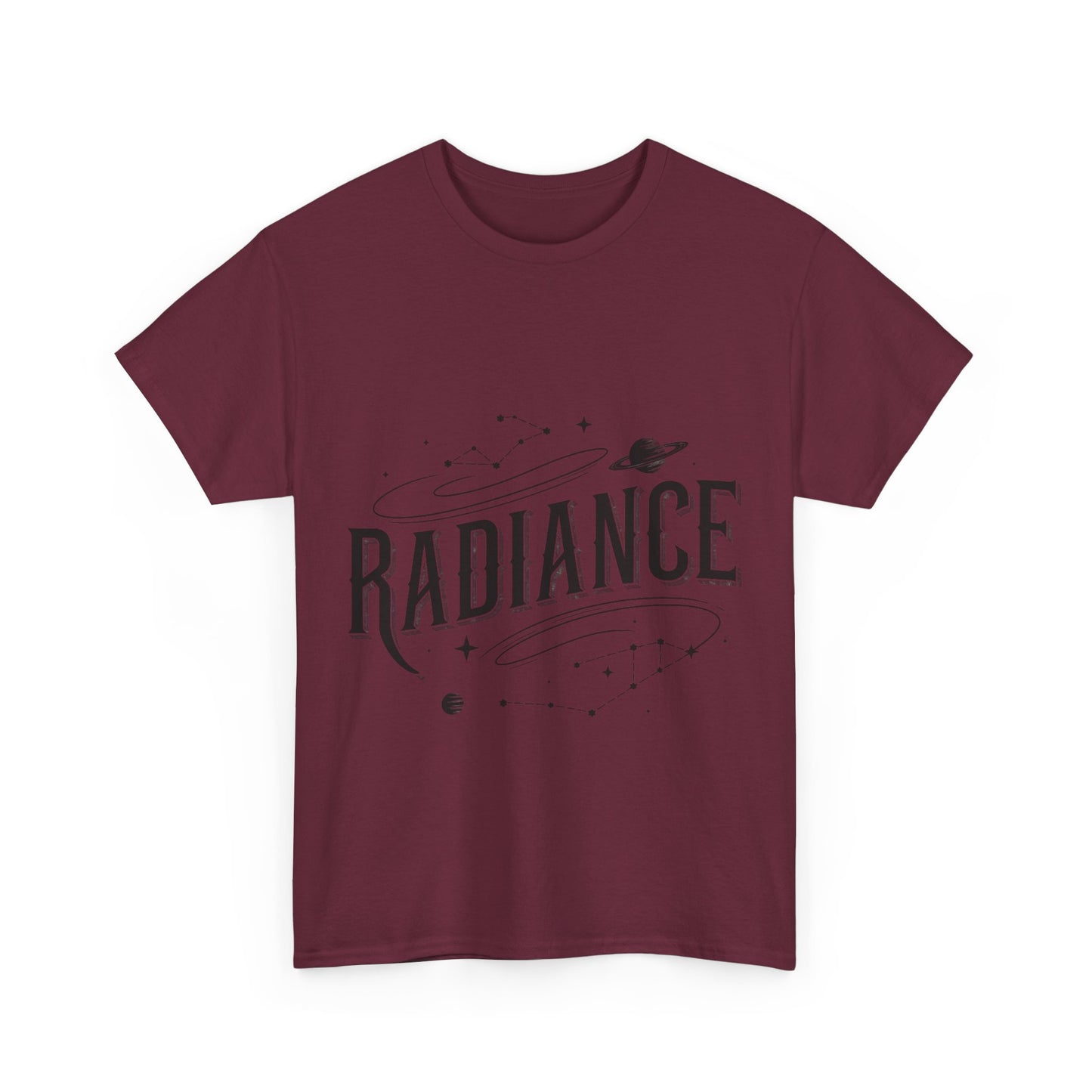 Radiance Unisex Heavy Cotton Tee - Cosmic Design for Star Gazers