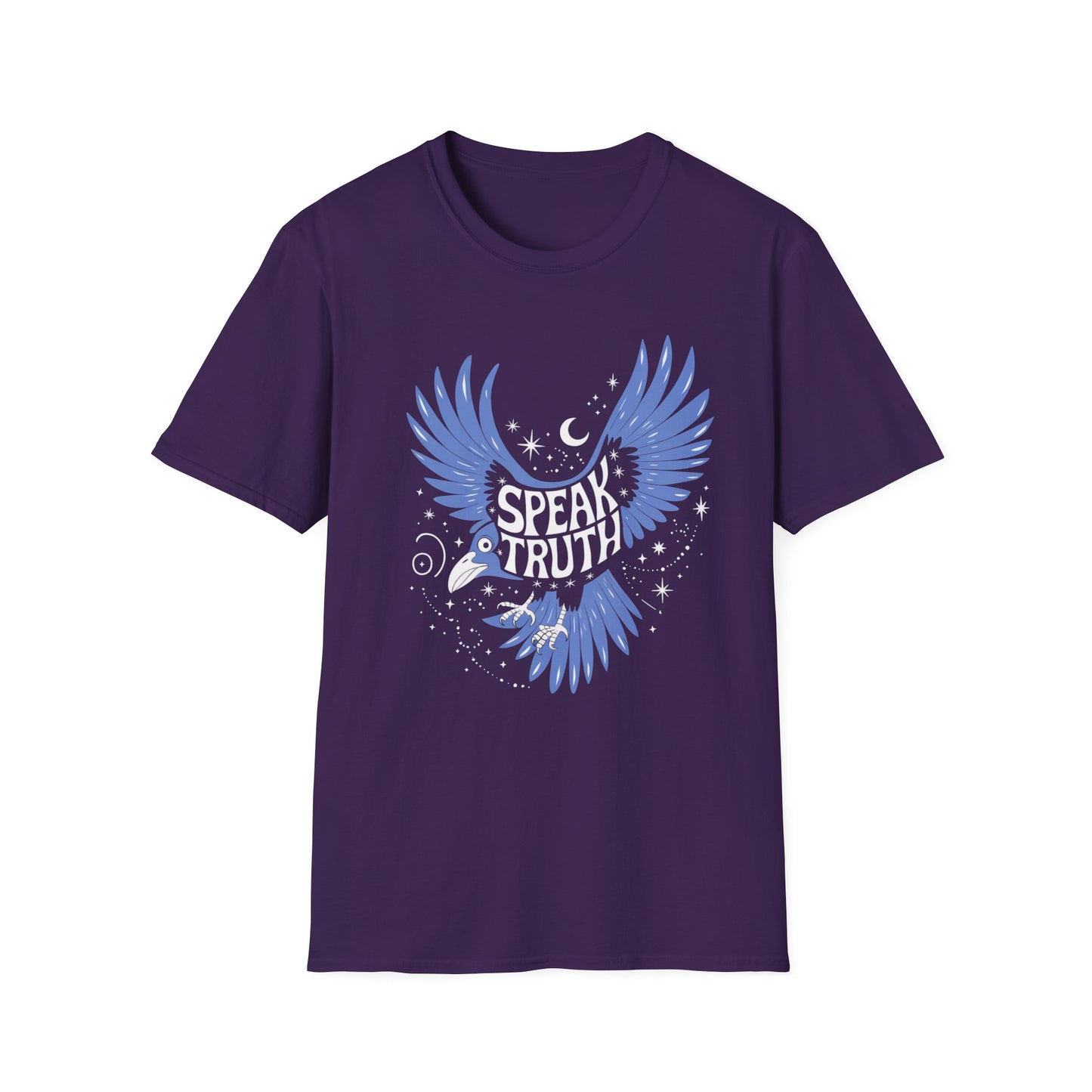 Blue Bird Graphic Womens T-Shirt, Casual Wear, Gift for Bird Lovers, Nature-Themed Apparel, Comfortable Everyday Tee