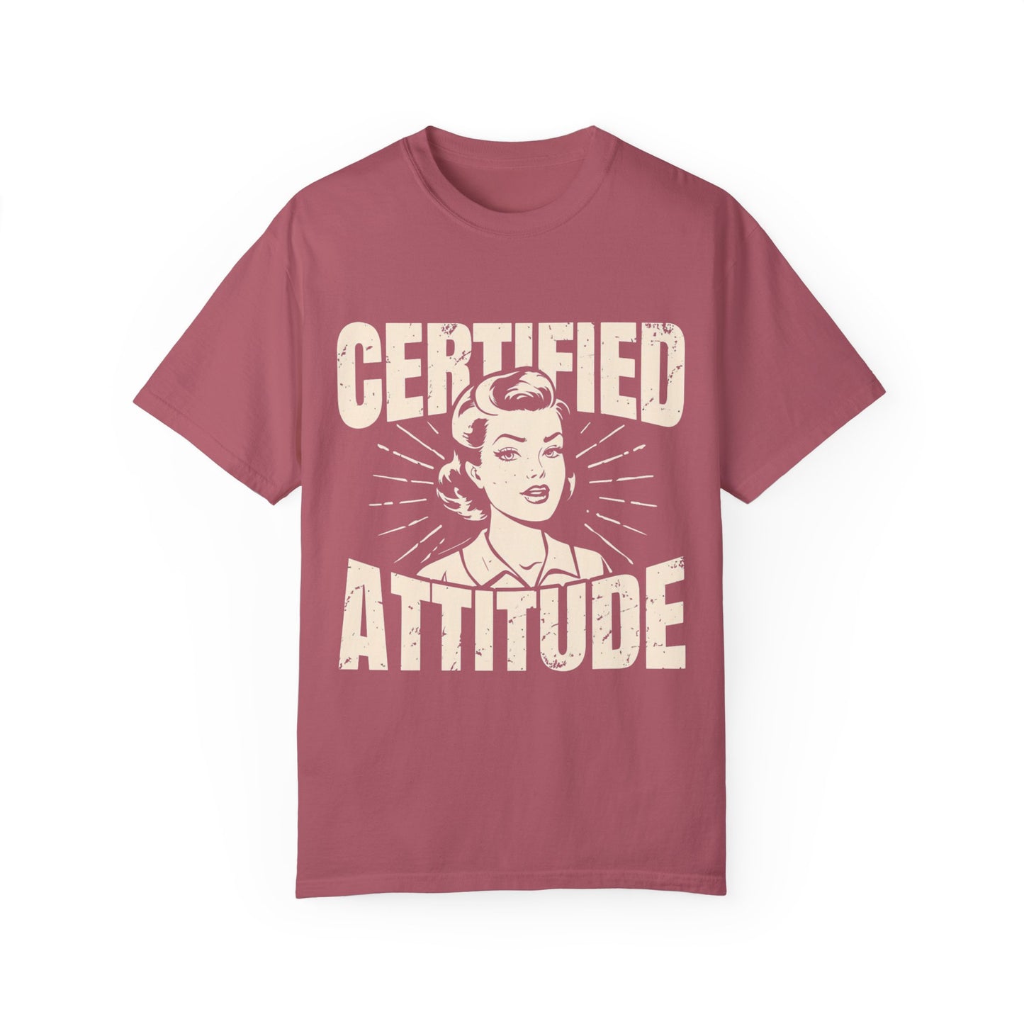 Certified Attitud Garment-Dyed T-Shirt - Casual & Confident Style