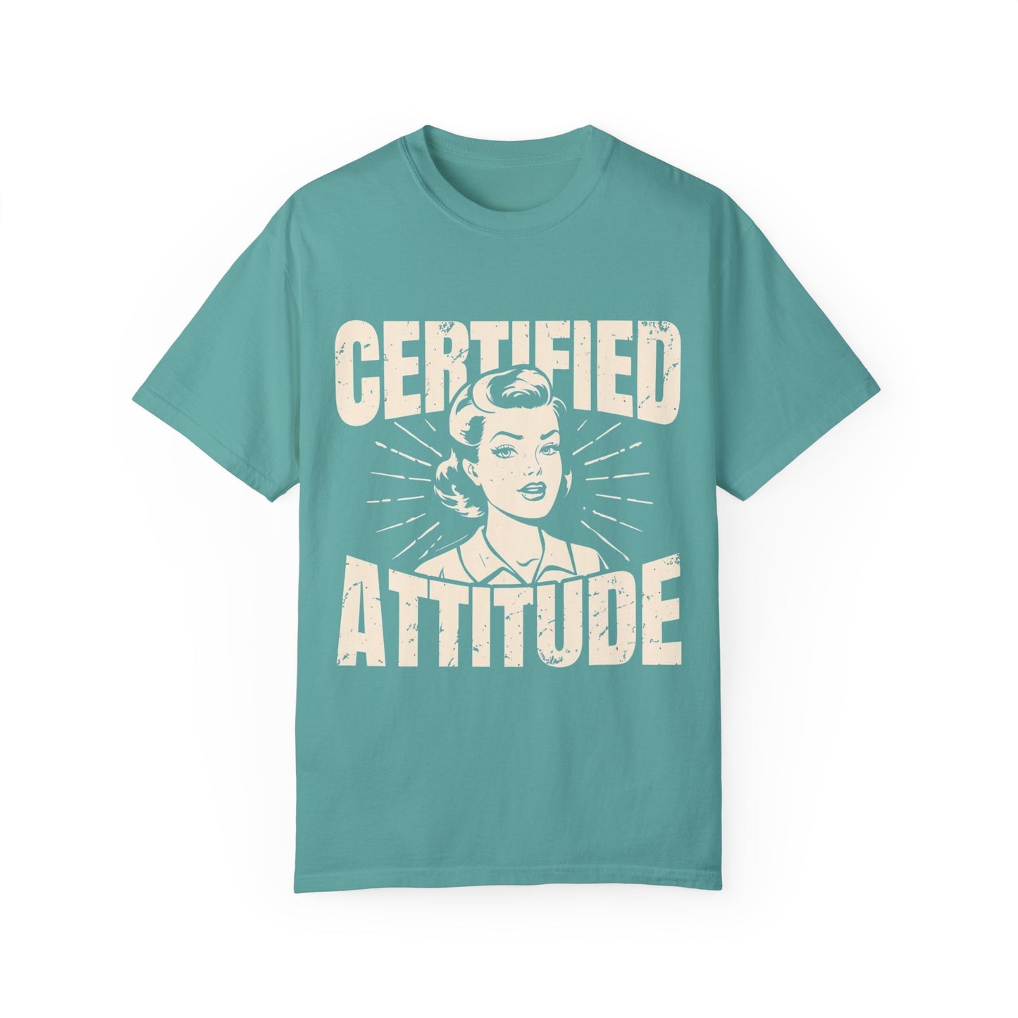 Certified Attitud Garment-Dyed T-Shirt - Casual & Confident Style