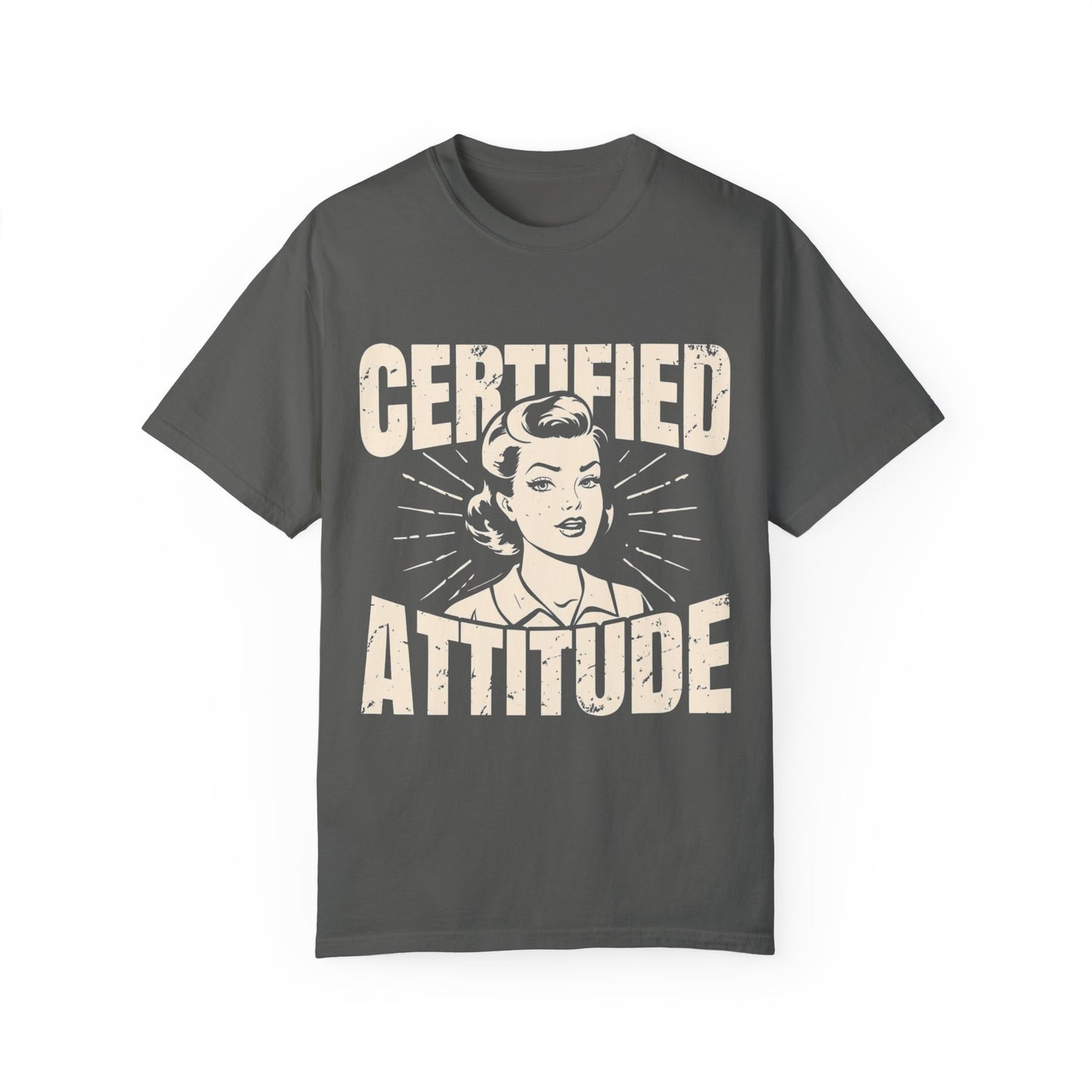 Certified Attitud Garment-Dyed T-Shirt - Casual & Confident Style