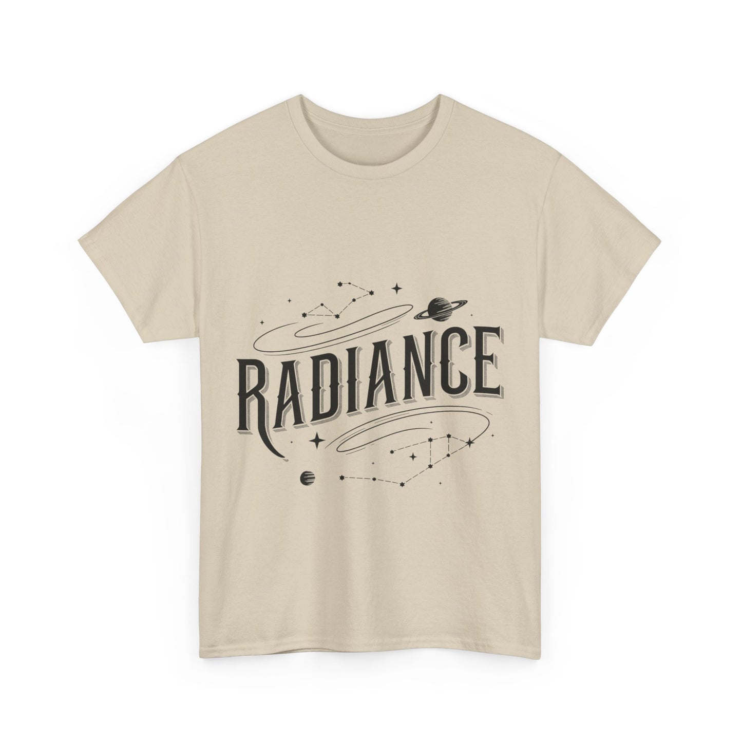 Radiance Unisex Heavy Cotton Tee - Cosmic Design for Star Gazers