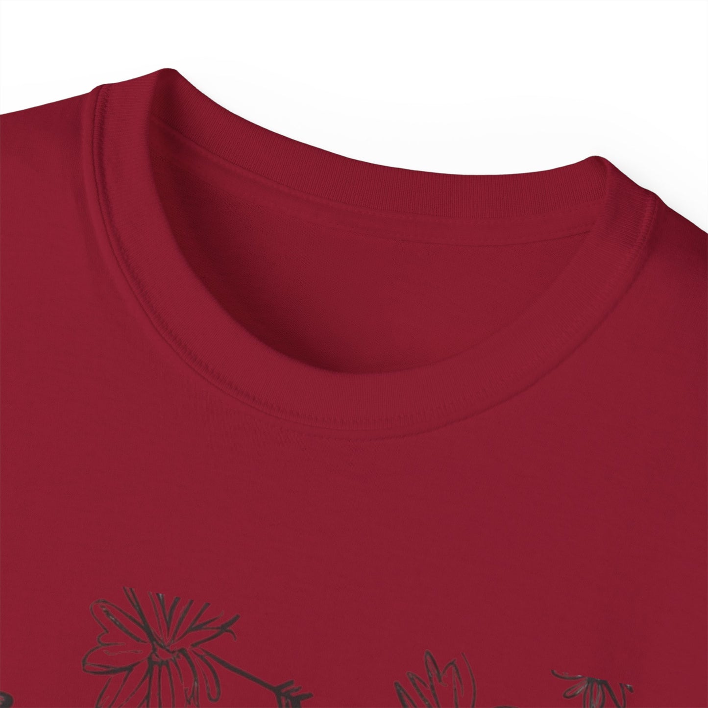 Maglietta Love Floral Ultra Cotton - Maglietta carina e comoda per ogni occasione