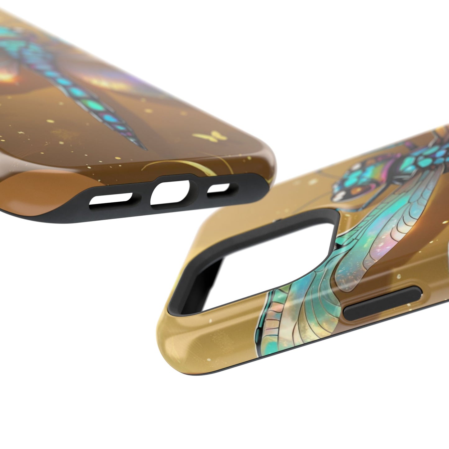 Dragonfly Magnetic Phone Case, Colorful Phone Cover, Gift for Nature Lovers, Unique Phone Accessory, Eco-Friendly Design
